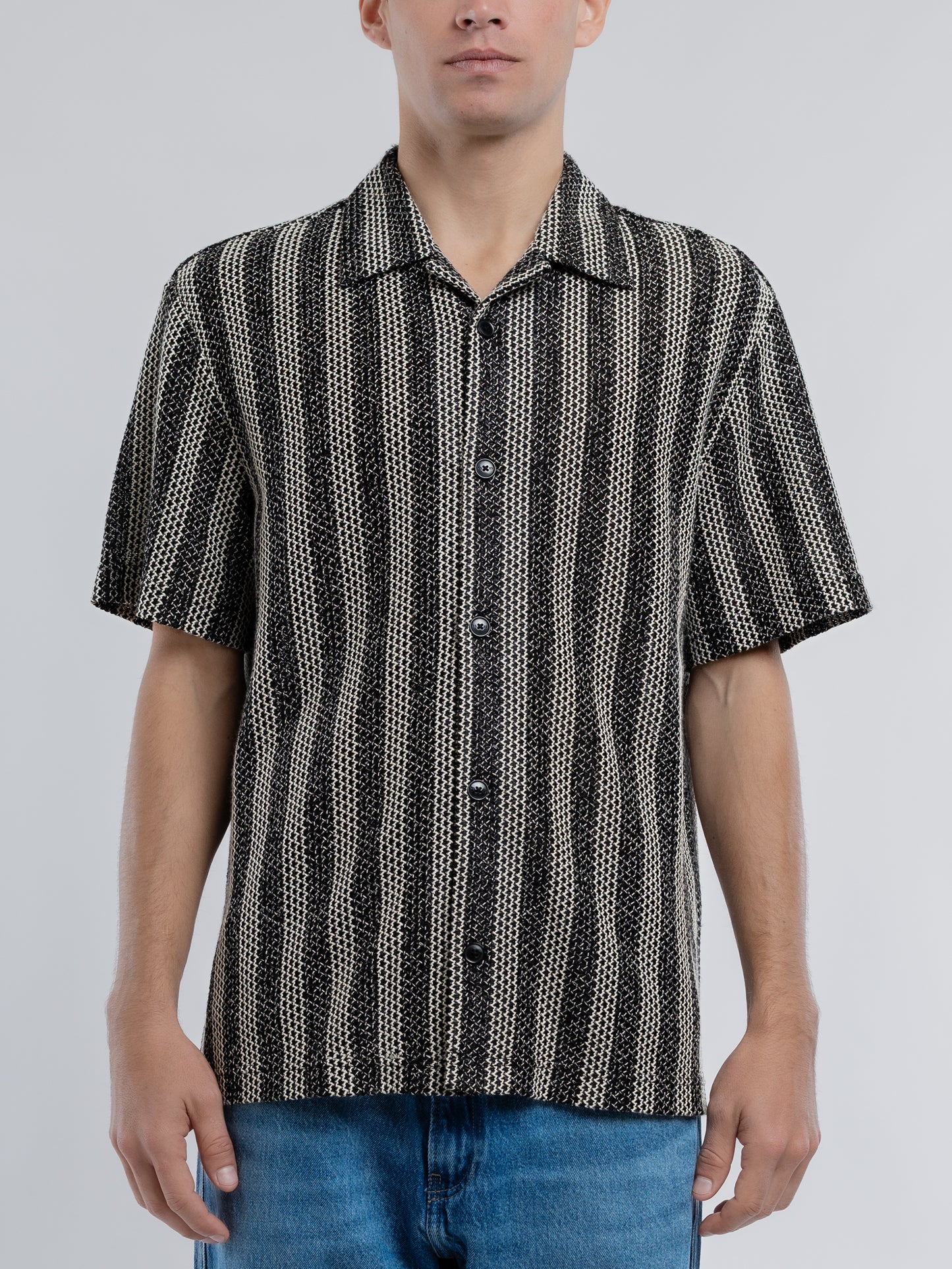 Chemise C-ZEPPELIN MC CHARBON - Teddy Smith