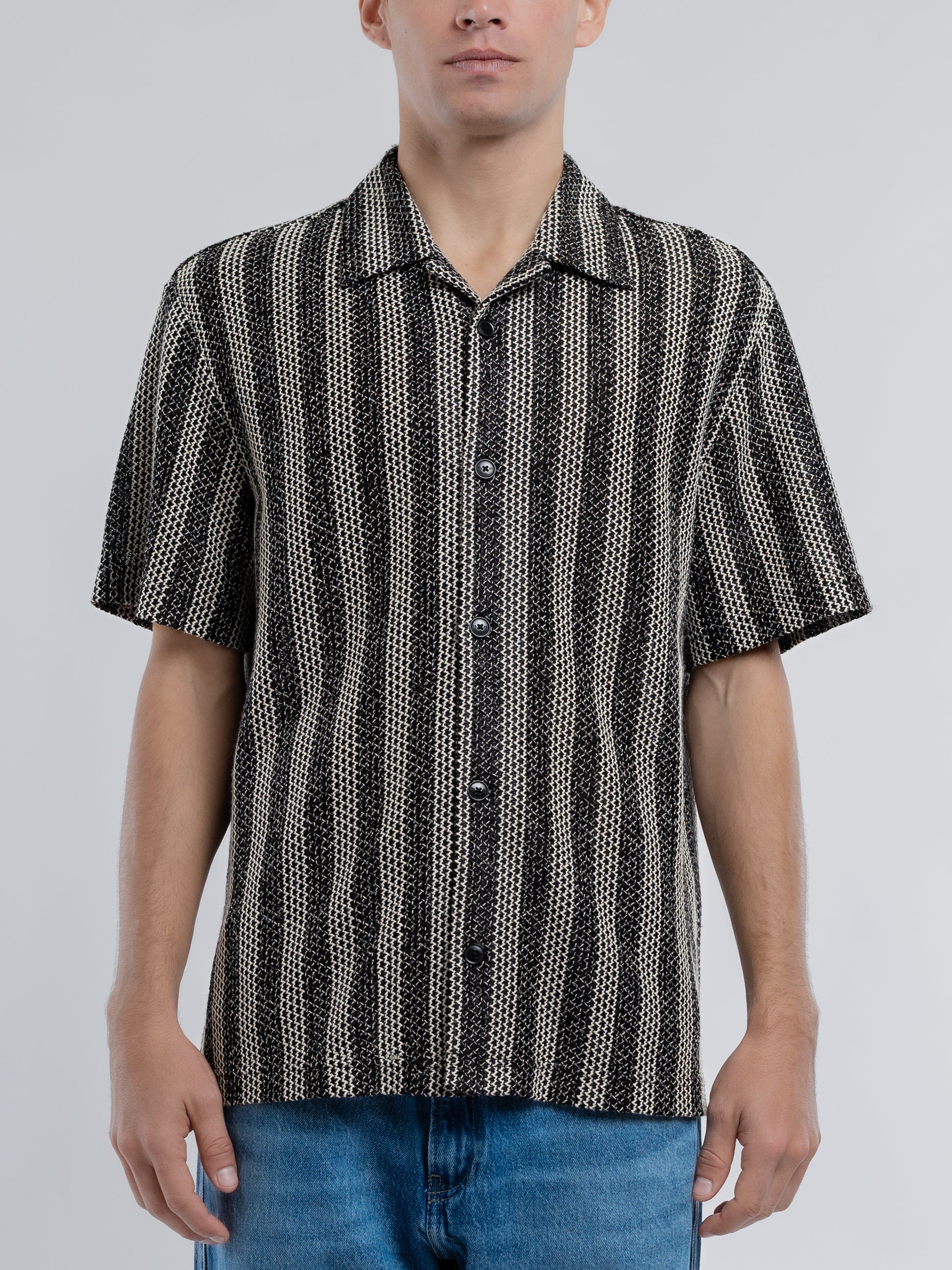 Chemise C-ZEPPELIN MC CHARBON - Teddy Smith