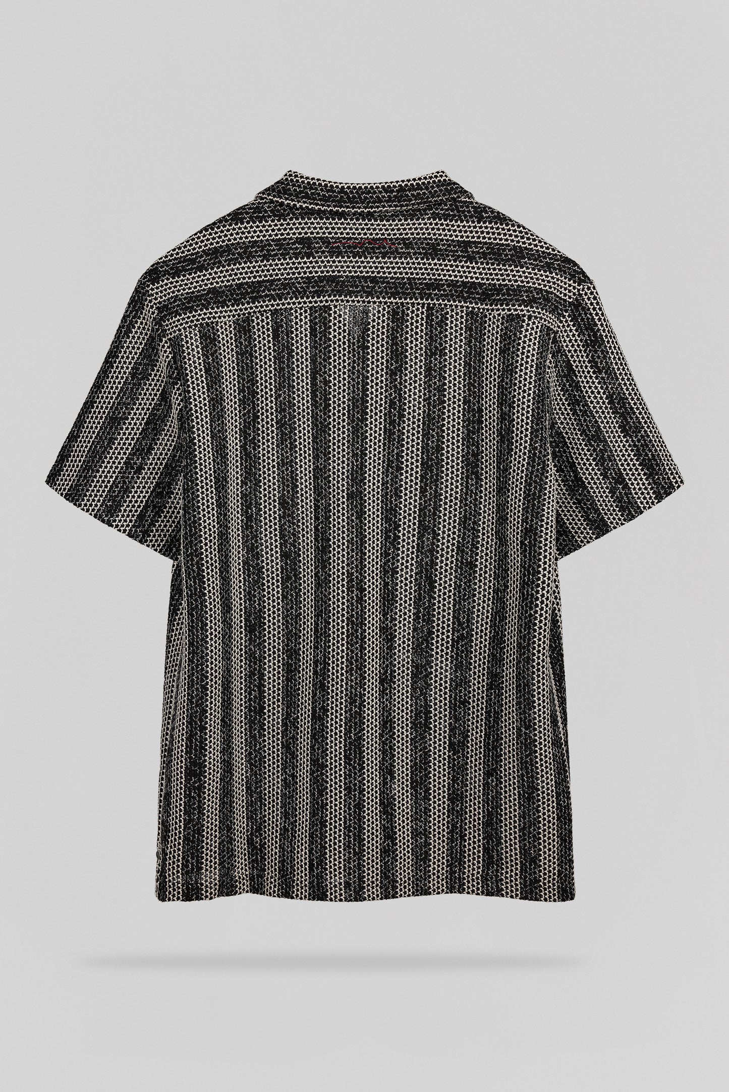 Chemise à motifs col hawaïen C-ZEPPELIN MC CHARBON