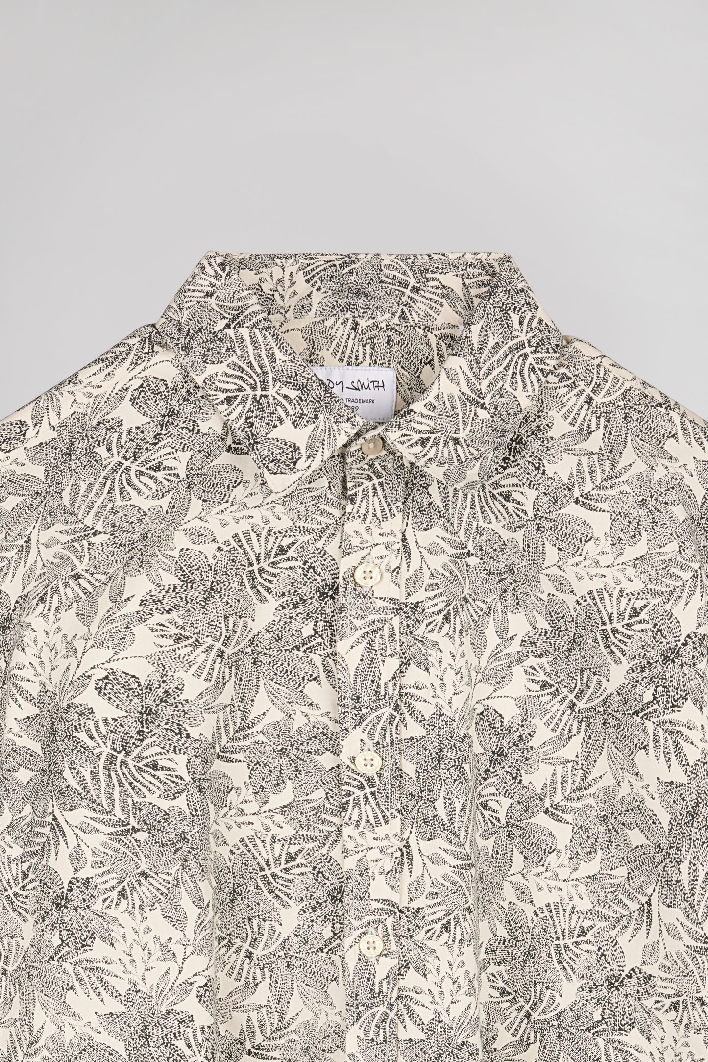 Chemise CUT 2 MC SOFT GREGE - Teddy Smith