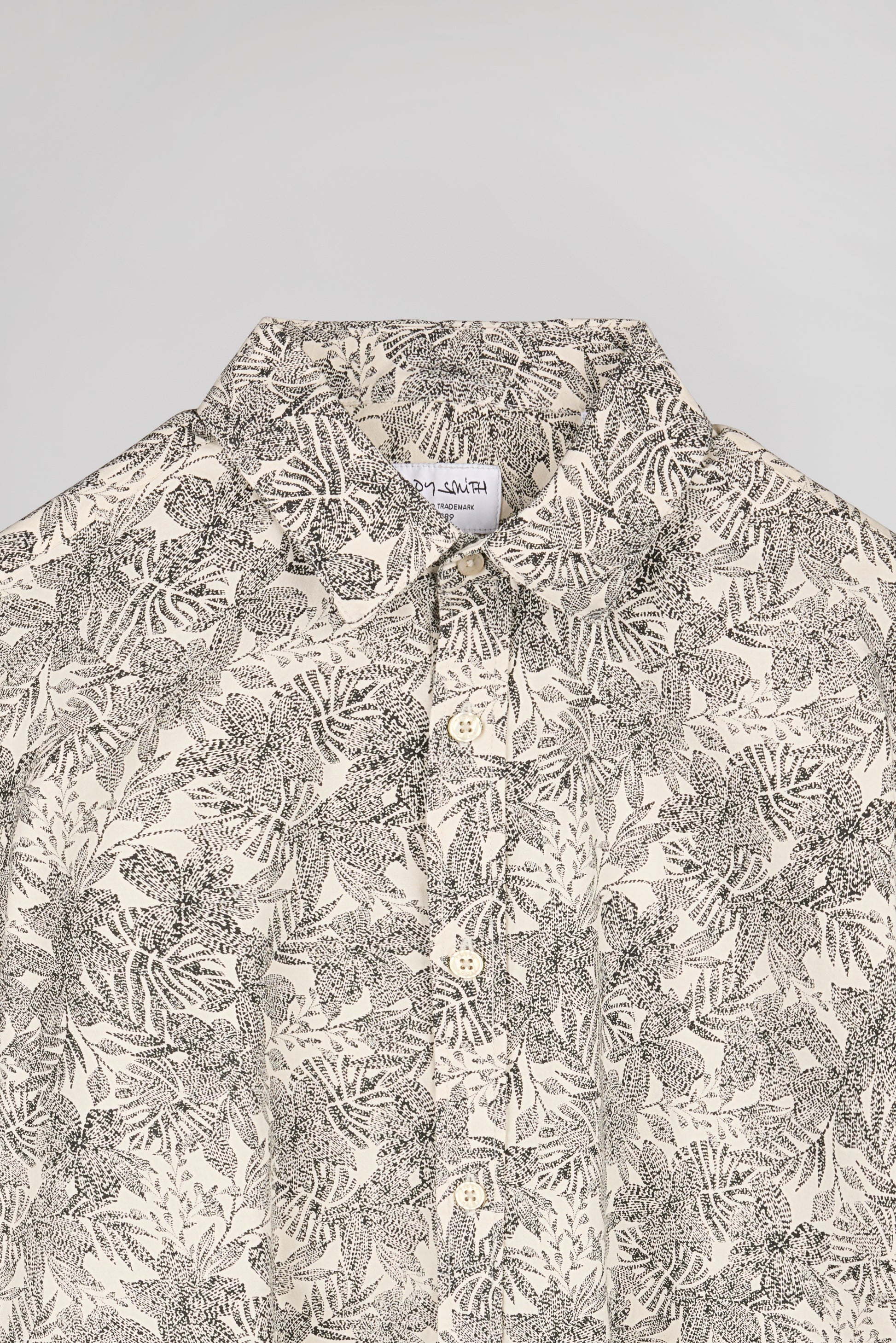 Chemise CUT 2 MC SOFT GREGE - Teddy Smith