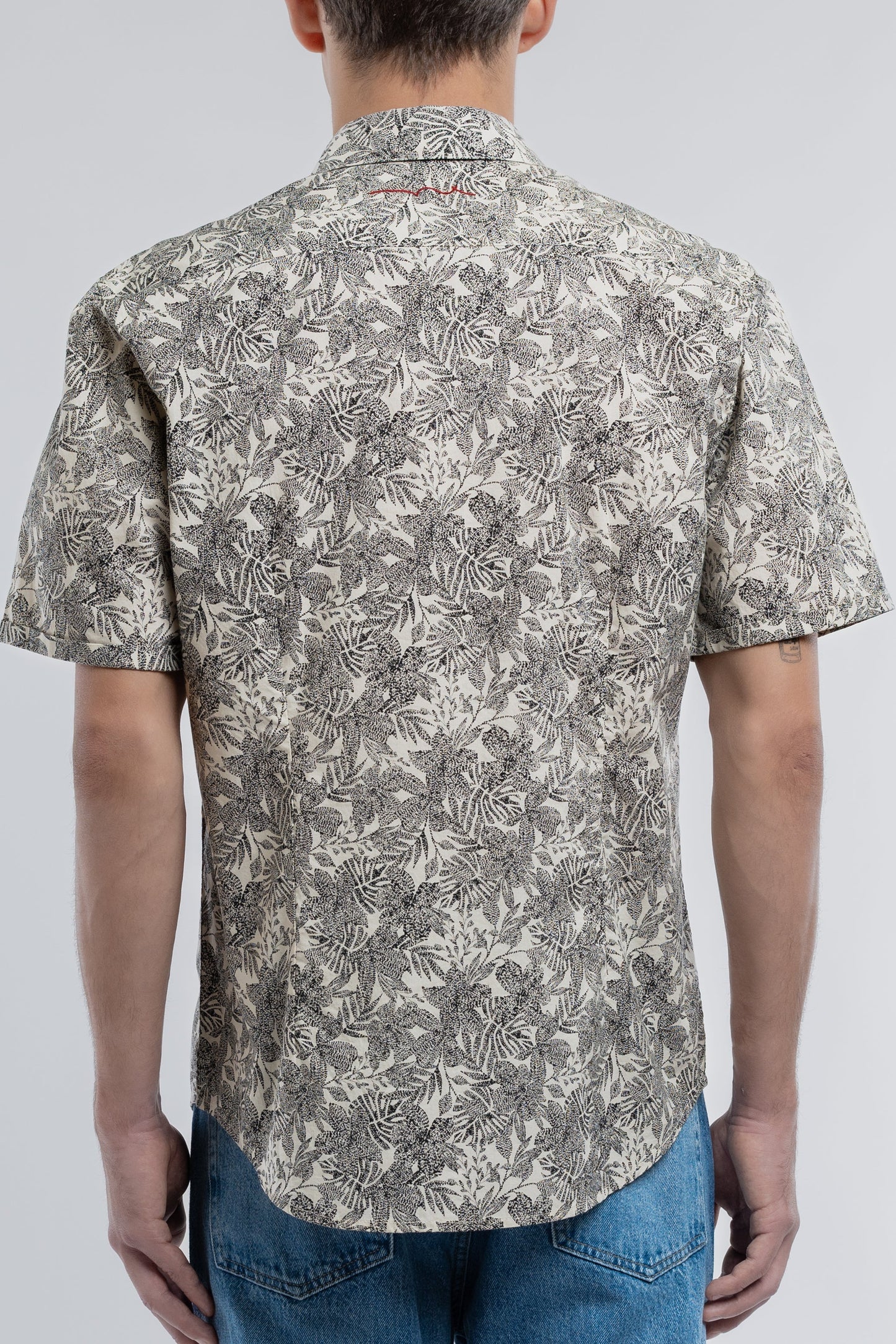 Chemise CUT 2 MC SOFT GREGE - Teddy Smith