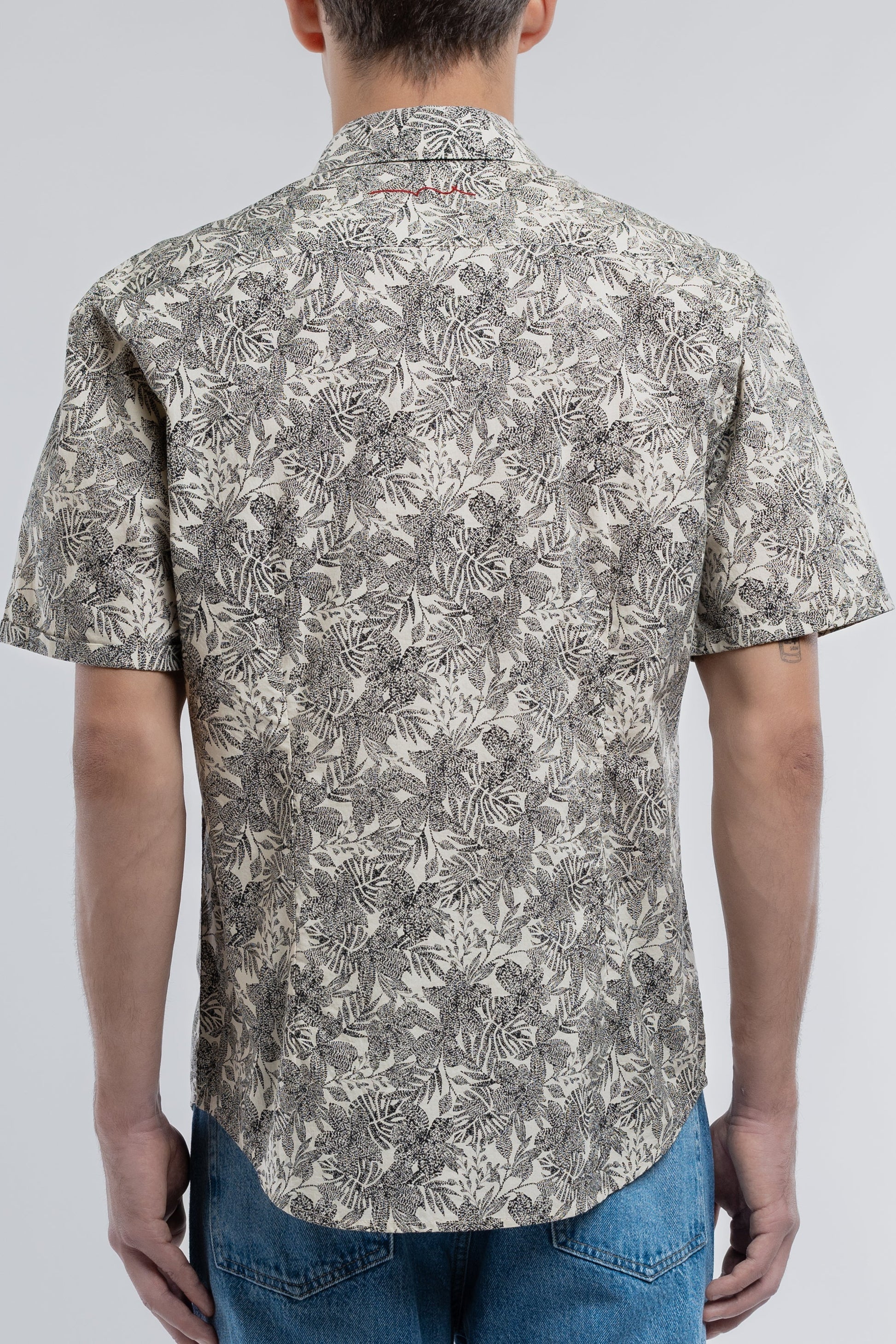 Chemise CUT 2 MC SOFT GREGE - Teddy Smith