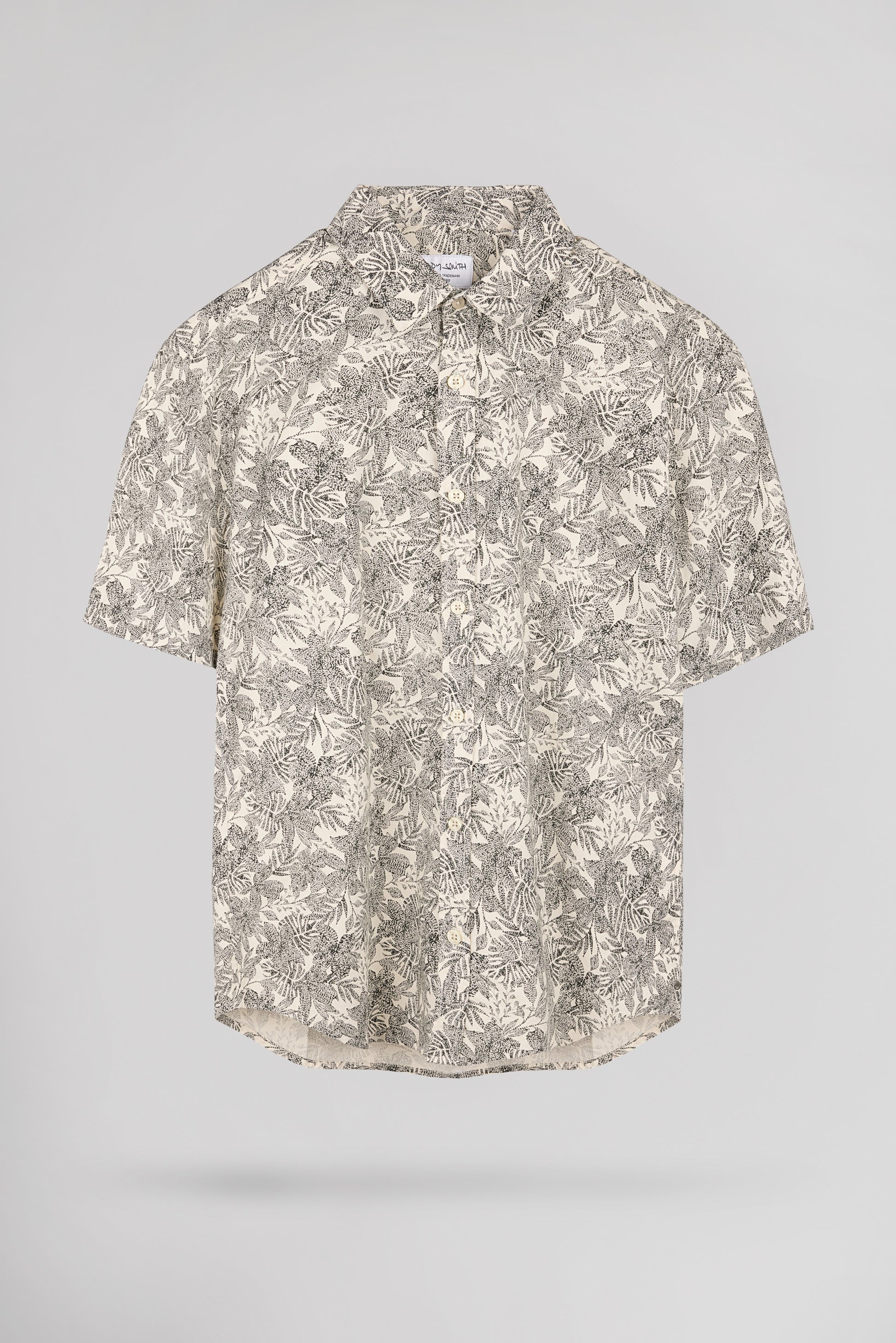 Chemise CUT 2 MC SOFT GREGE - Teddy Smith