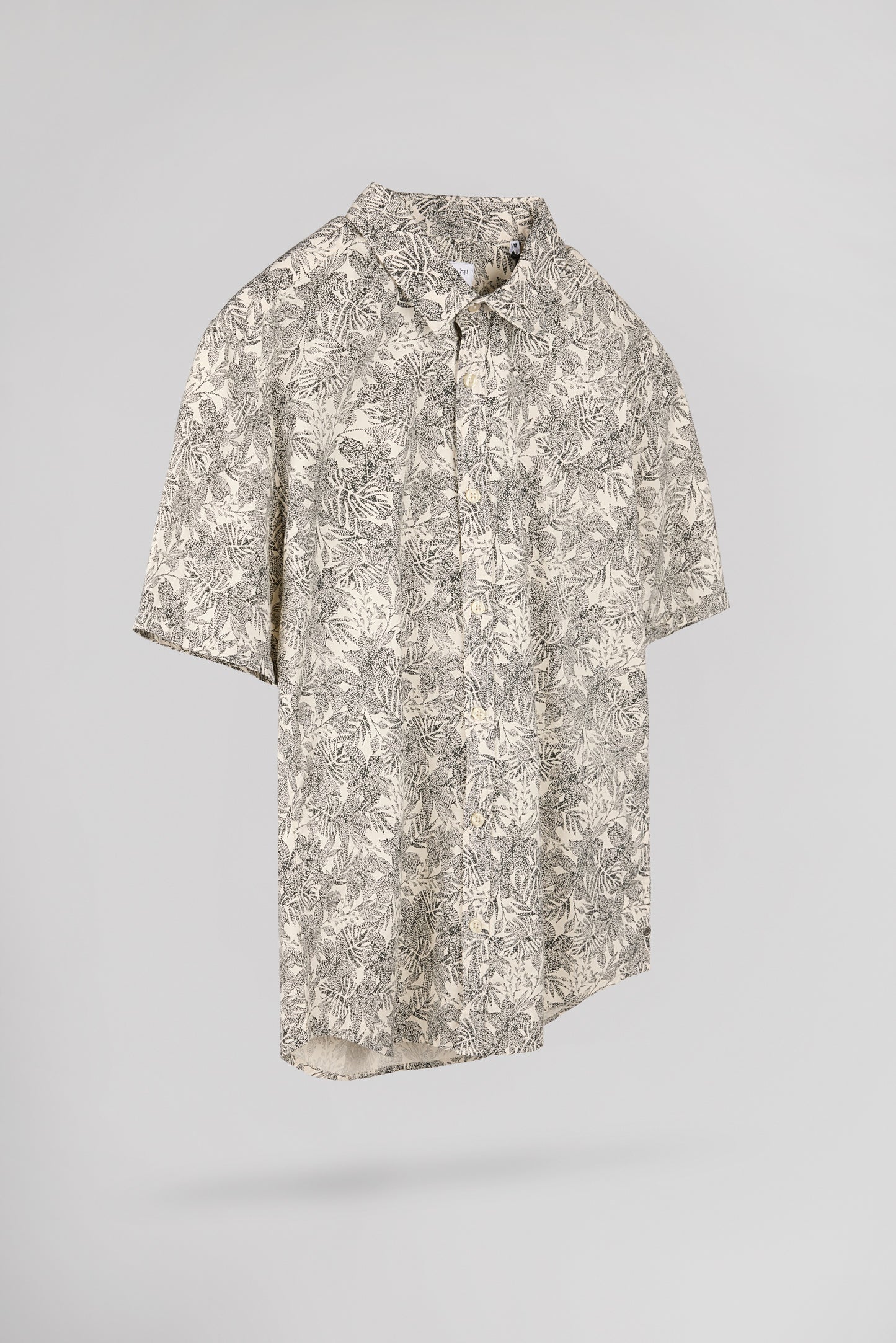 Chemise CUT 2 MC SOFT GREGE - Teddy Smith