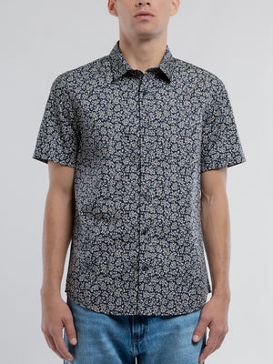 Chemise CUT 2 MC TOTAL NAVY - Teddy Smith
