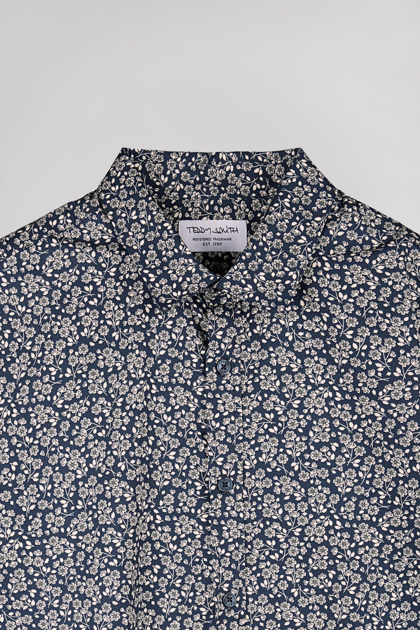 Chemise CUT 2 MC TOTAL NAVY - Teddy Smith