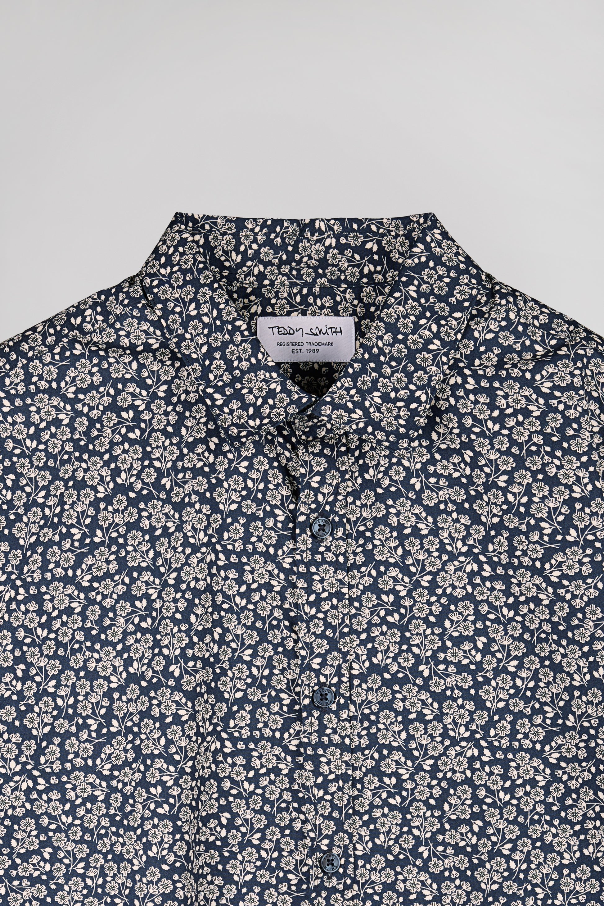 Chemise CUT 2 MC TOTAL NAVY - Teddy Smith