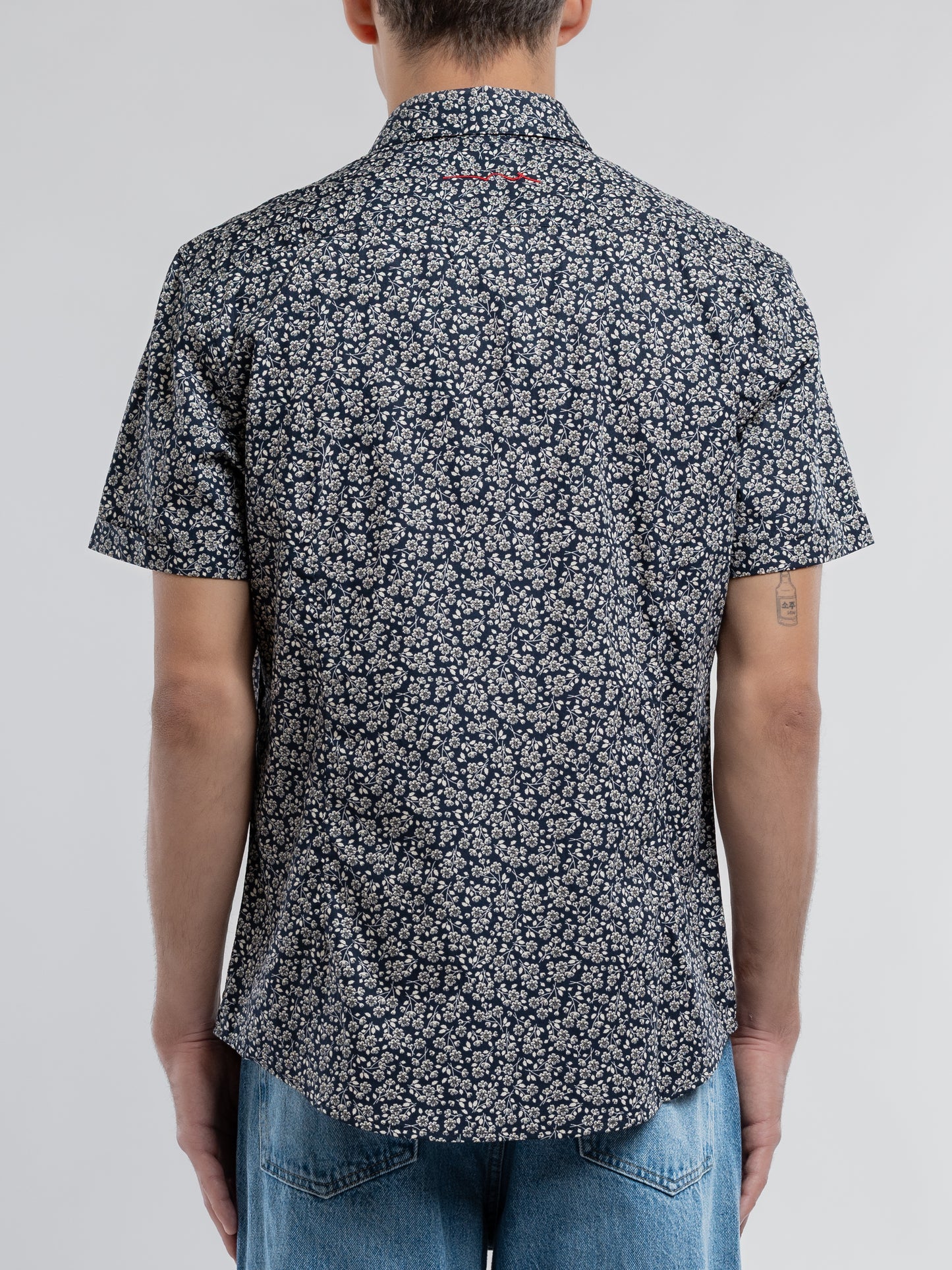 Chemise CUT 2 MC TOTAL NAVY - Teddy Smith