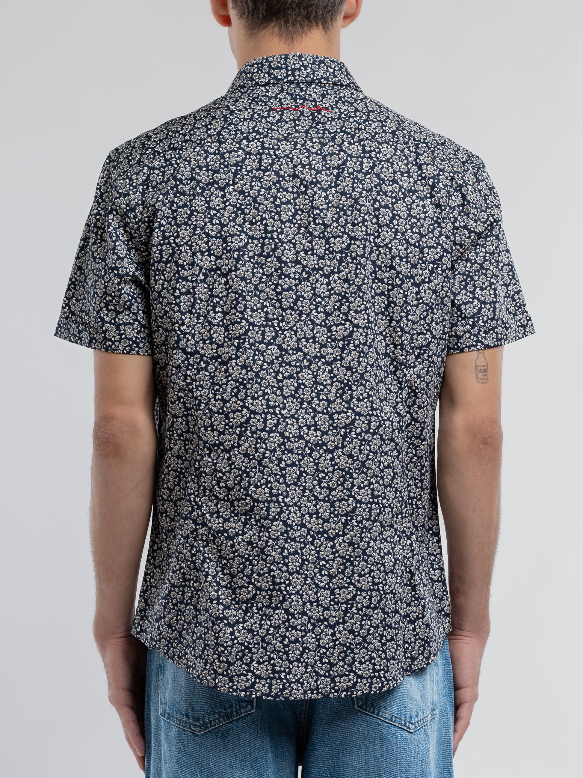 Chemise CUT 2 MC TOTAL NAVY - Teddy Smith