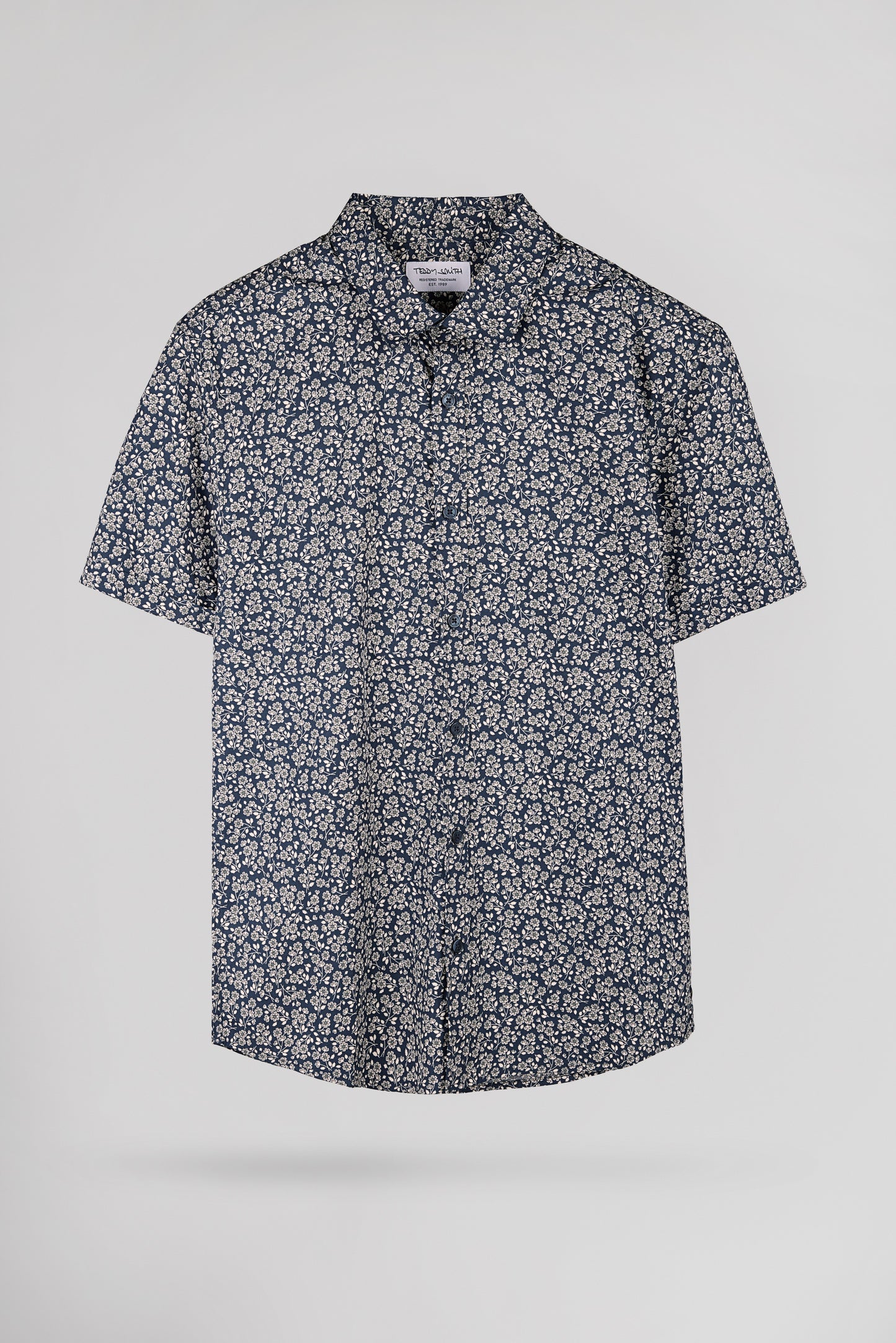 Chemise CUT 2 MC TOTAL NAVY - Teddy Smith