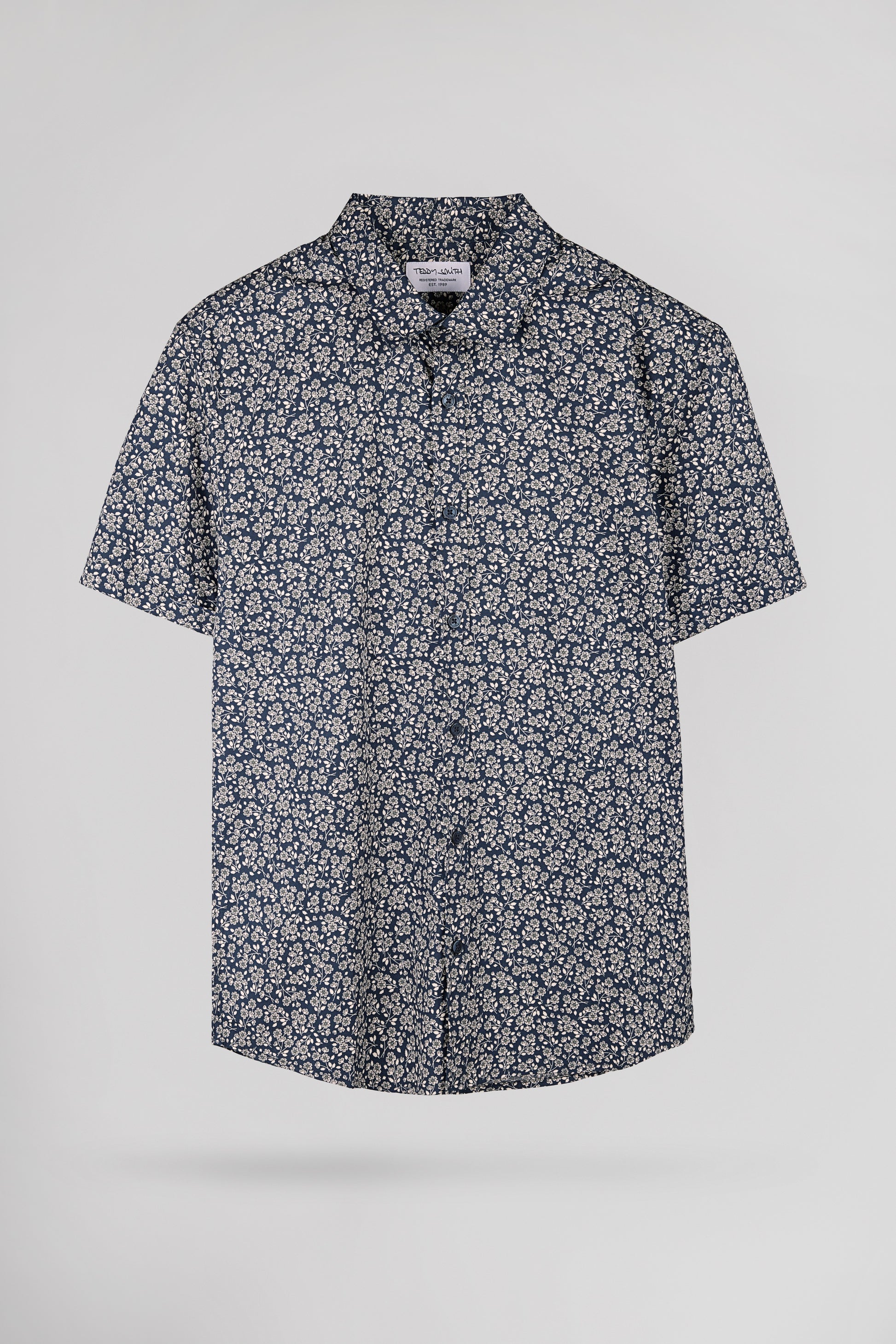 Chemise CUT 2 MC TOTAL NAVY - Teddy Smith