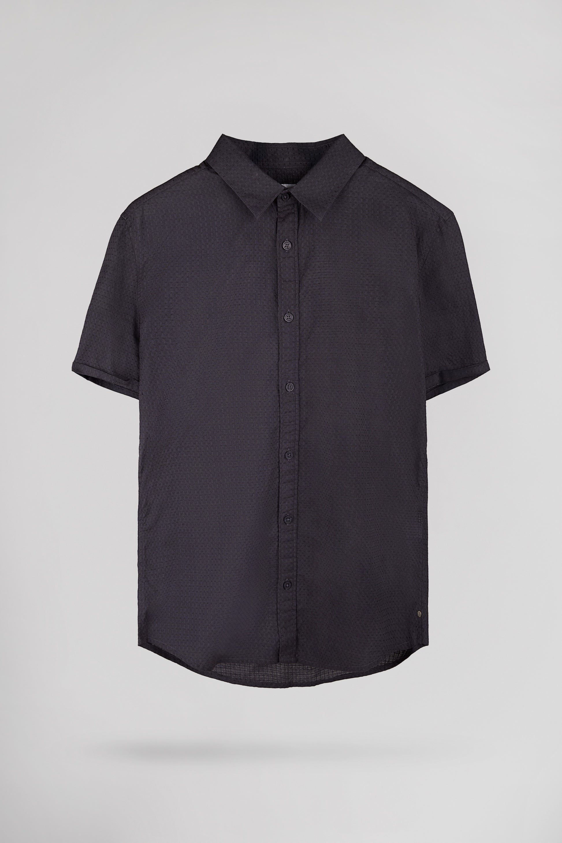 Chemise CUT 2 MC DARK NAVY - Teddy Smith