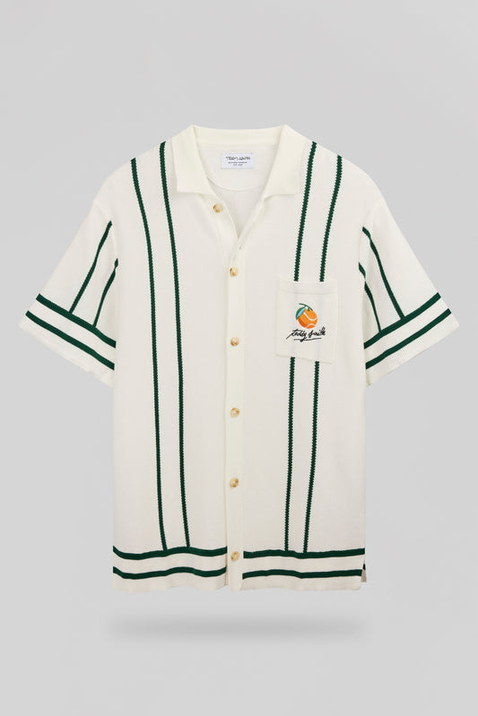 Achat Chemise C-TIMOTY MC MIDDLE WHITE - Teddy Smith