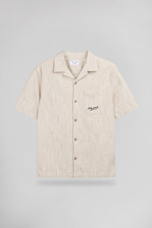 Chemise décontractée C-ELVIS MC WORKER BEIGE - Teddy Smith