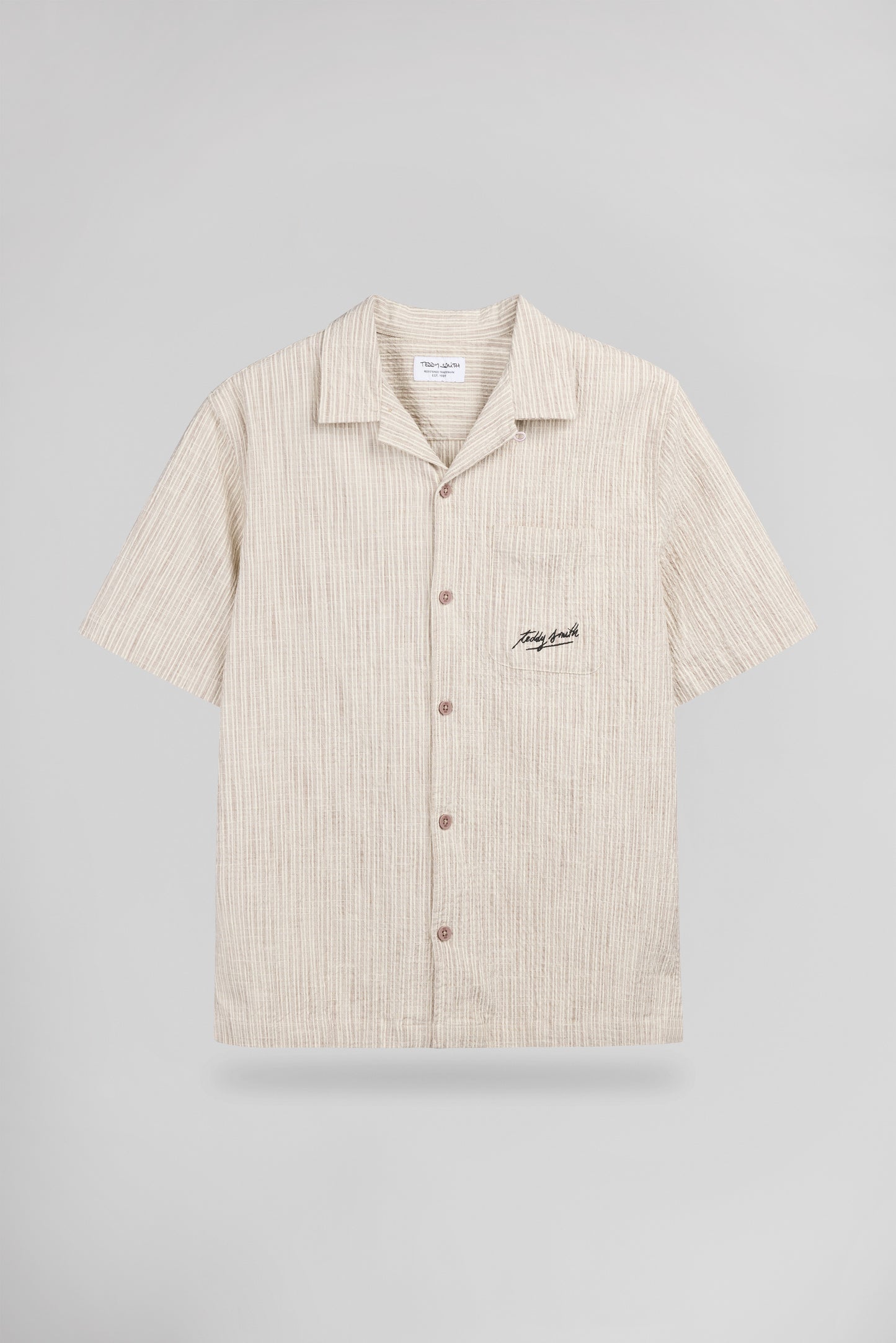 Chemise décontractée C-ELVIS MC WORKER BEIGE - Teddy Smith