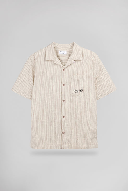 Achat Chemise décontractée C-ELVIS MC WORKER BEIGE - Teddy Smith