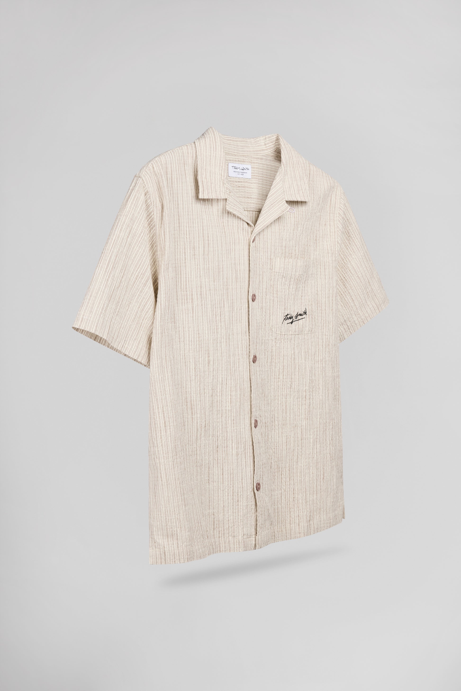 Chemise décontractée C-ELVIS MC WORKER BEIGE - Teddy Smith