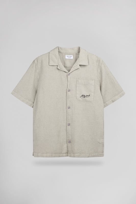 Achat Chemise décontractée C-ELVIS MC BLEACH KAKI - Teddy Smith