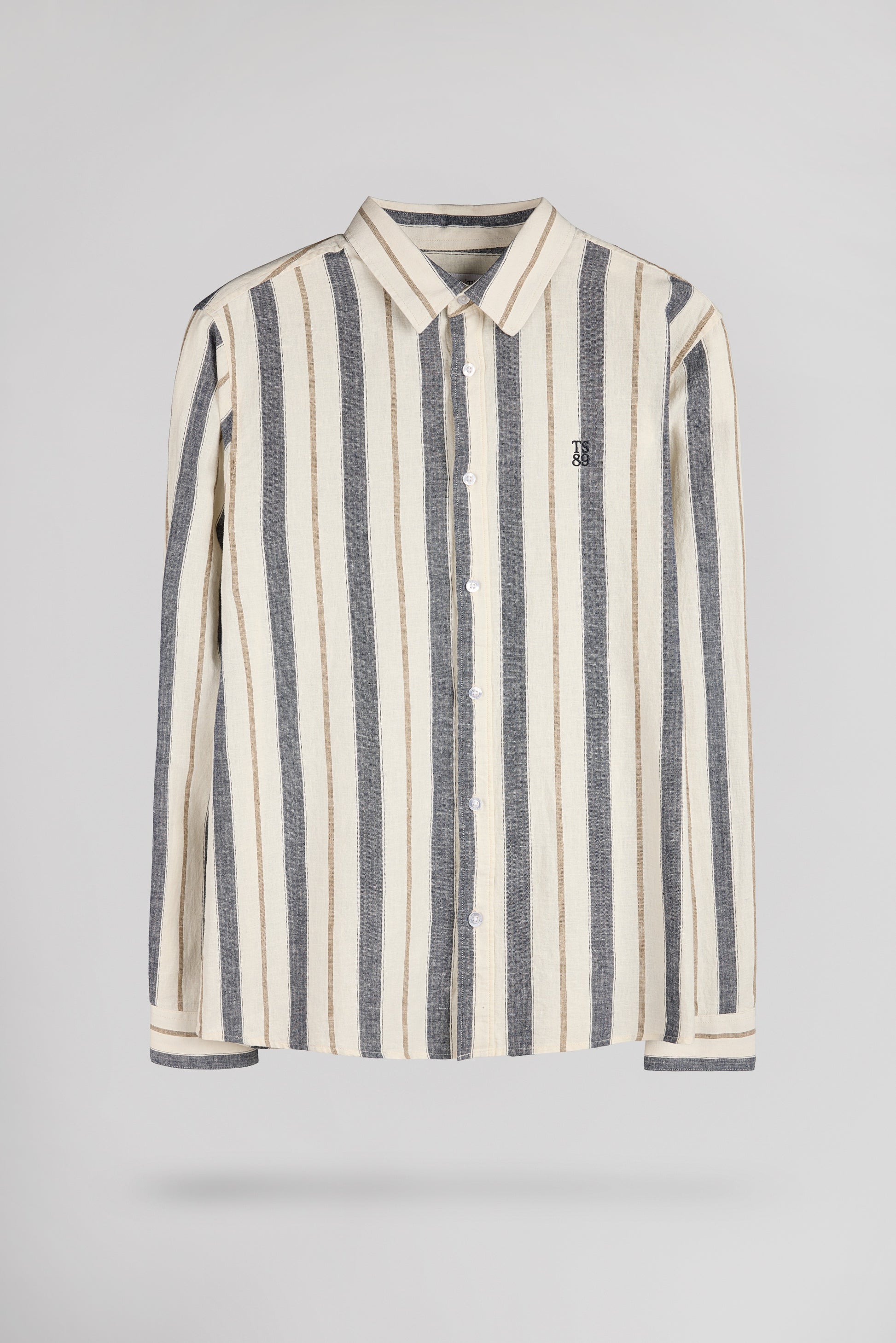Chemise C-DARIUS ML DARK NAVY - Teddy Smith