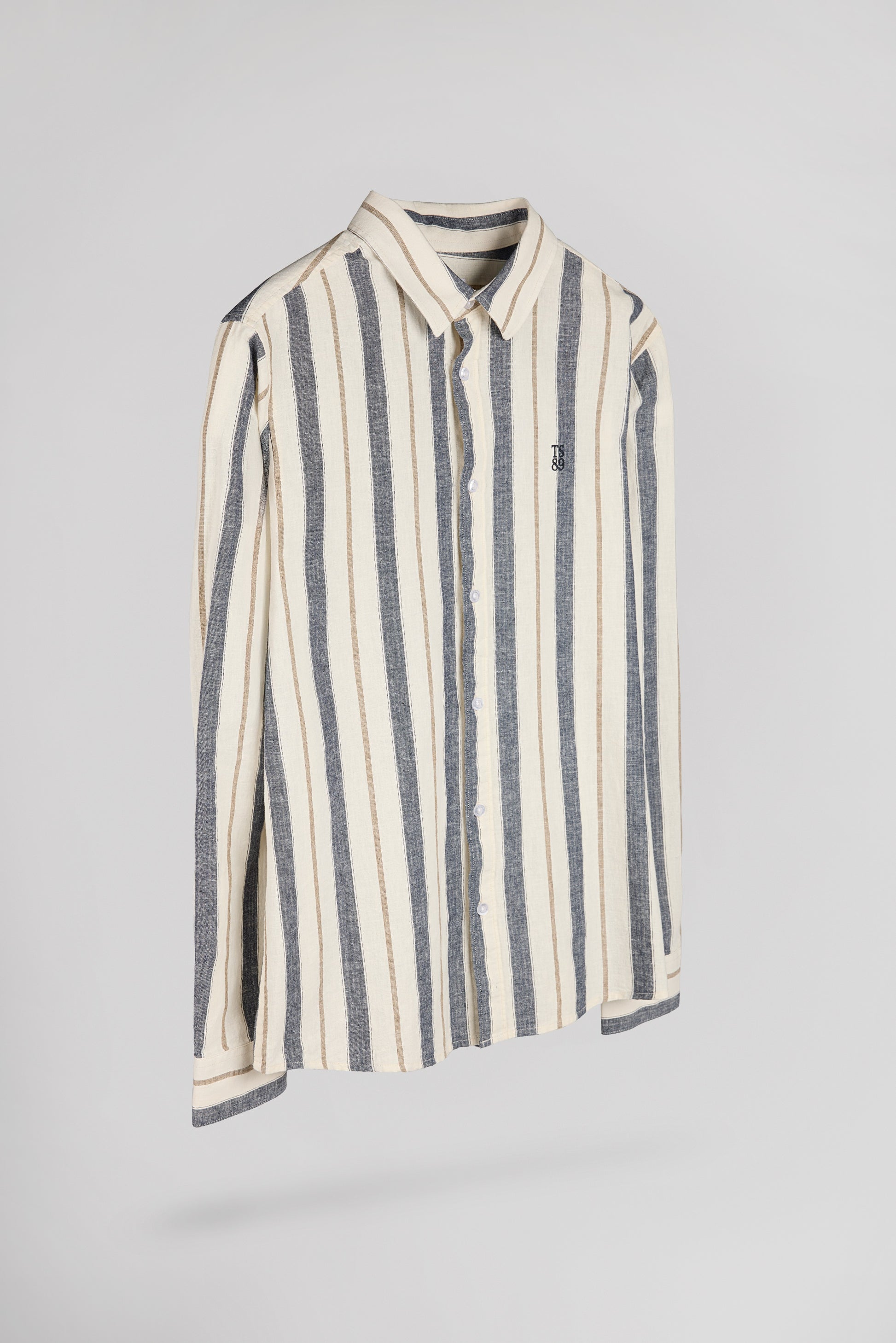 Chemise C-DARIUS ML DARK NAVY - Teddy Smith