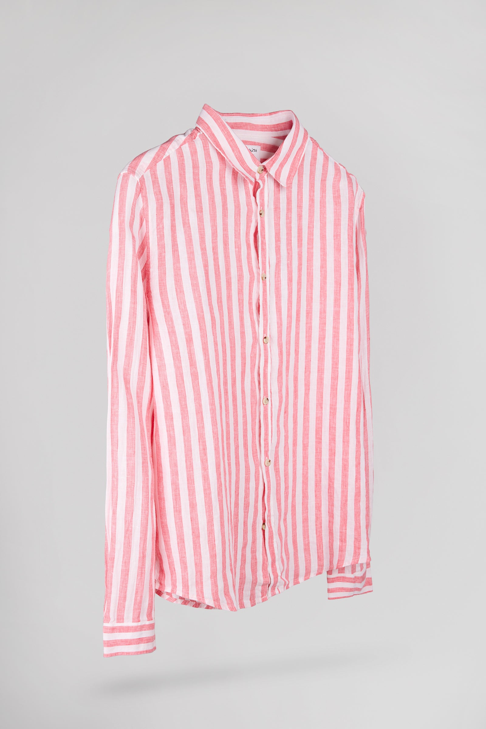 Chemise C-LINEN STRIPE POP CORAL