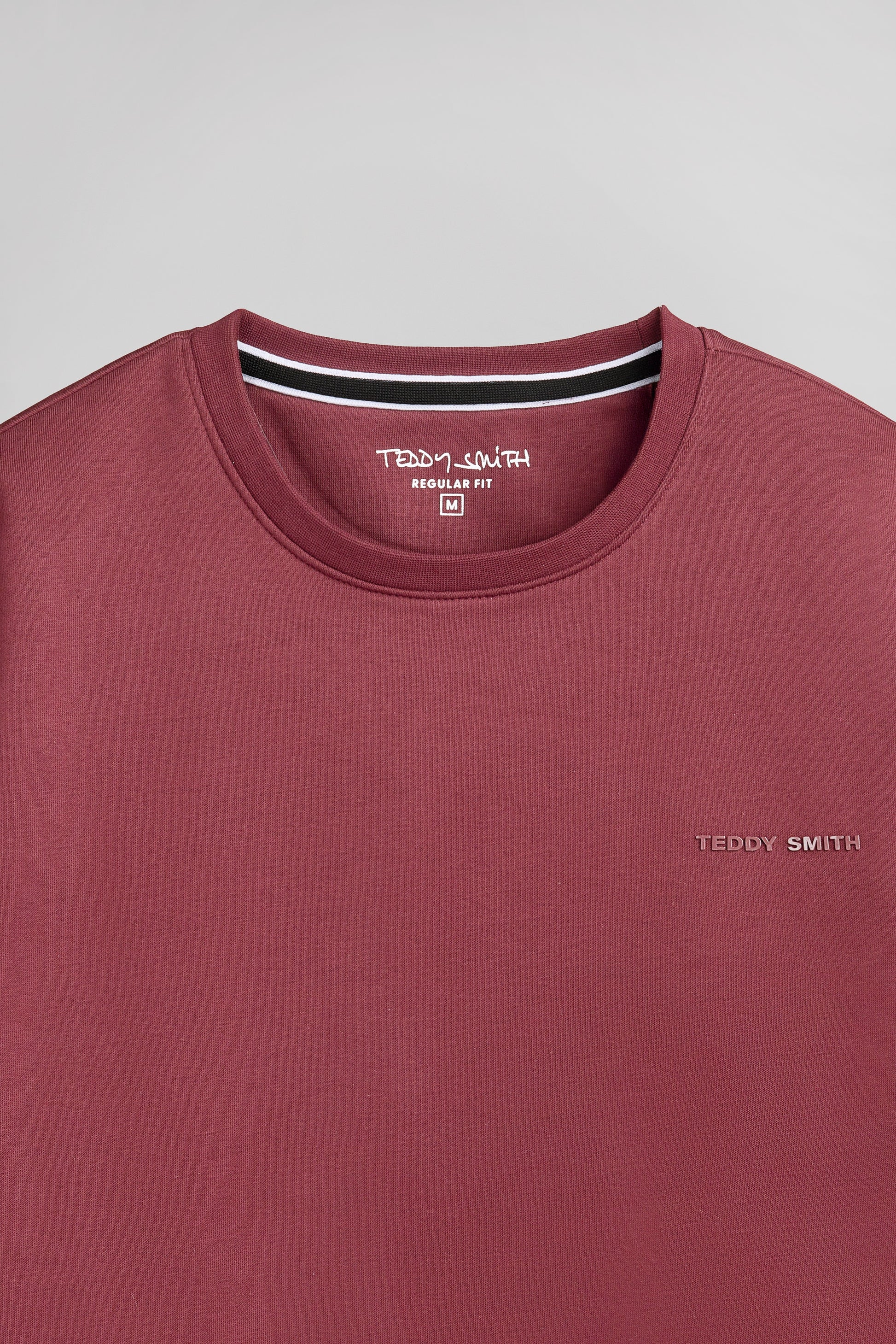 Sweat col rond S-NARK RC FRAMBOISE FONCE - Teddy Smith