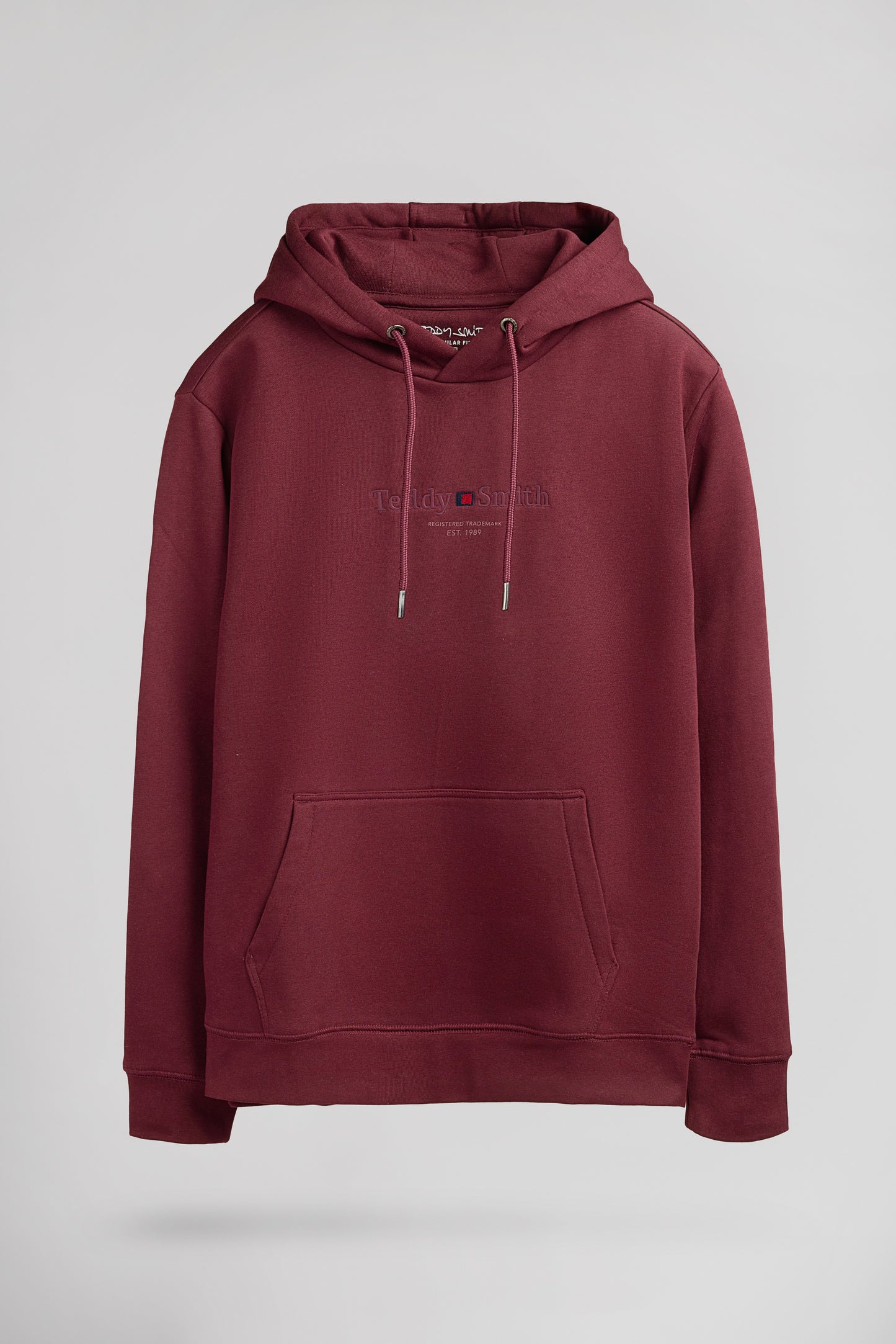 Sweat S-JIM HOODY FRAMBOISE FONCE - Teddy Smith