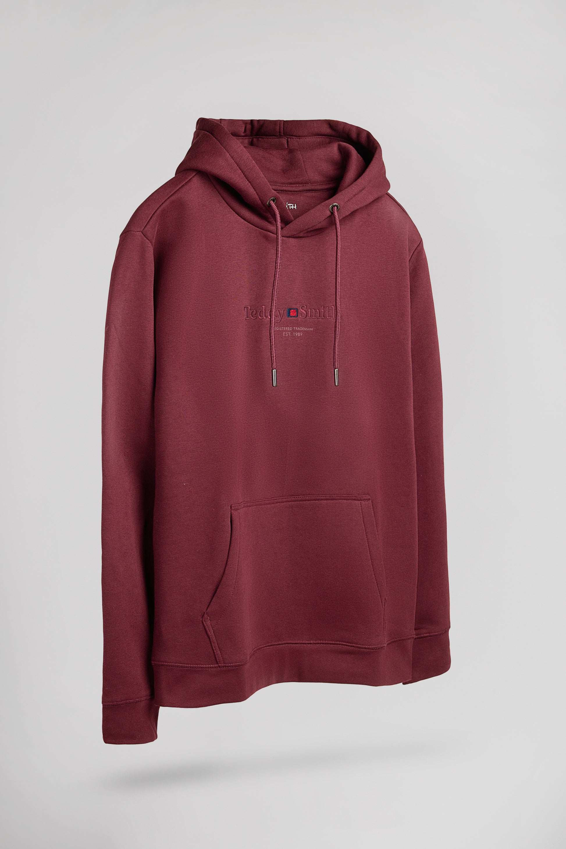 Sweat S-JIM HOODY FRAMBOISE FONCE - Teddy Smith