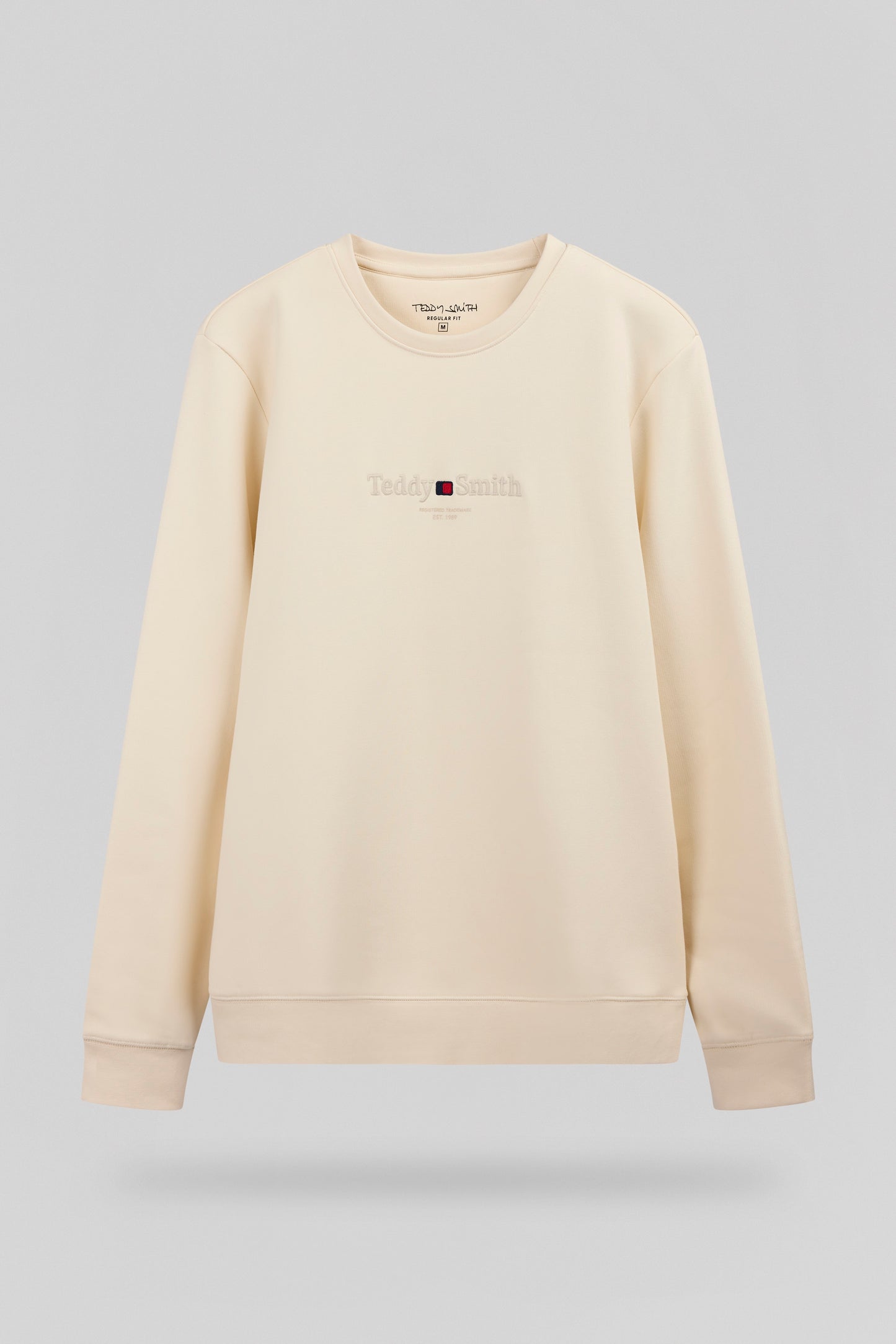 Sweat ras-du-cou S-JIM RC NATUREL - Teddy Smith