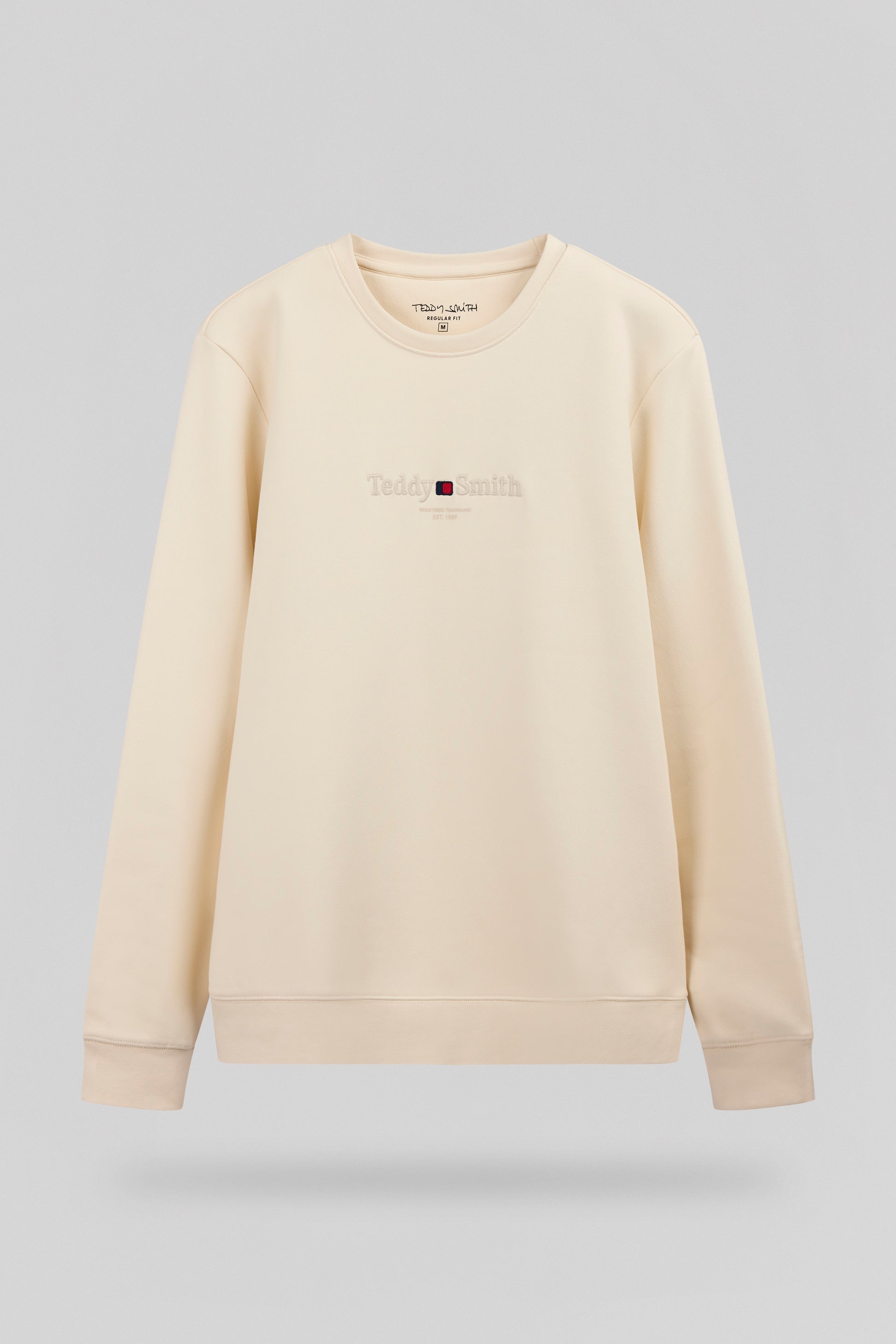 Sweat ras-du-cou S-JIM RC NATUREL - Teddy Smith