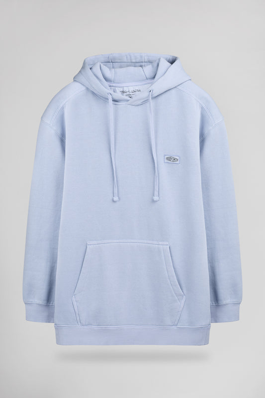 Achat Sweat à capuche ample S-NATEO HOODY PASTEL BLUE