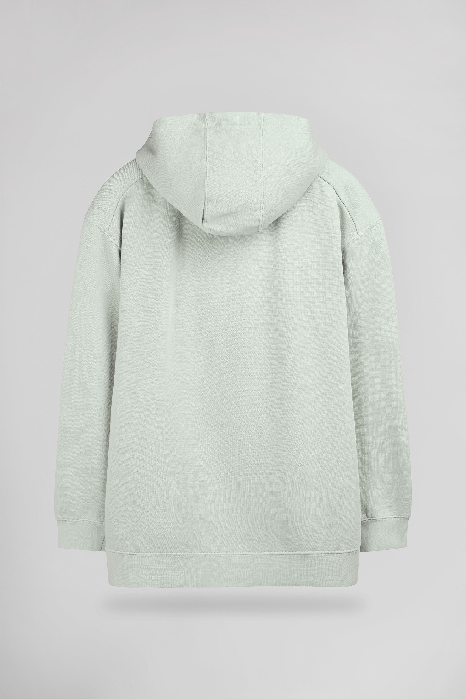 Sweat à capuche ample S-NATEO HOODY VERT SAUGE - Teddy Smith