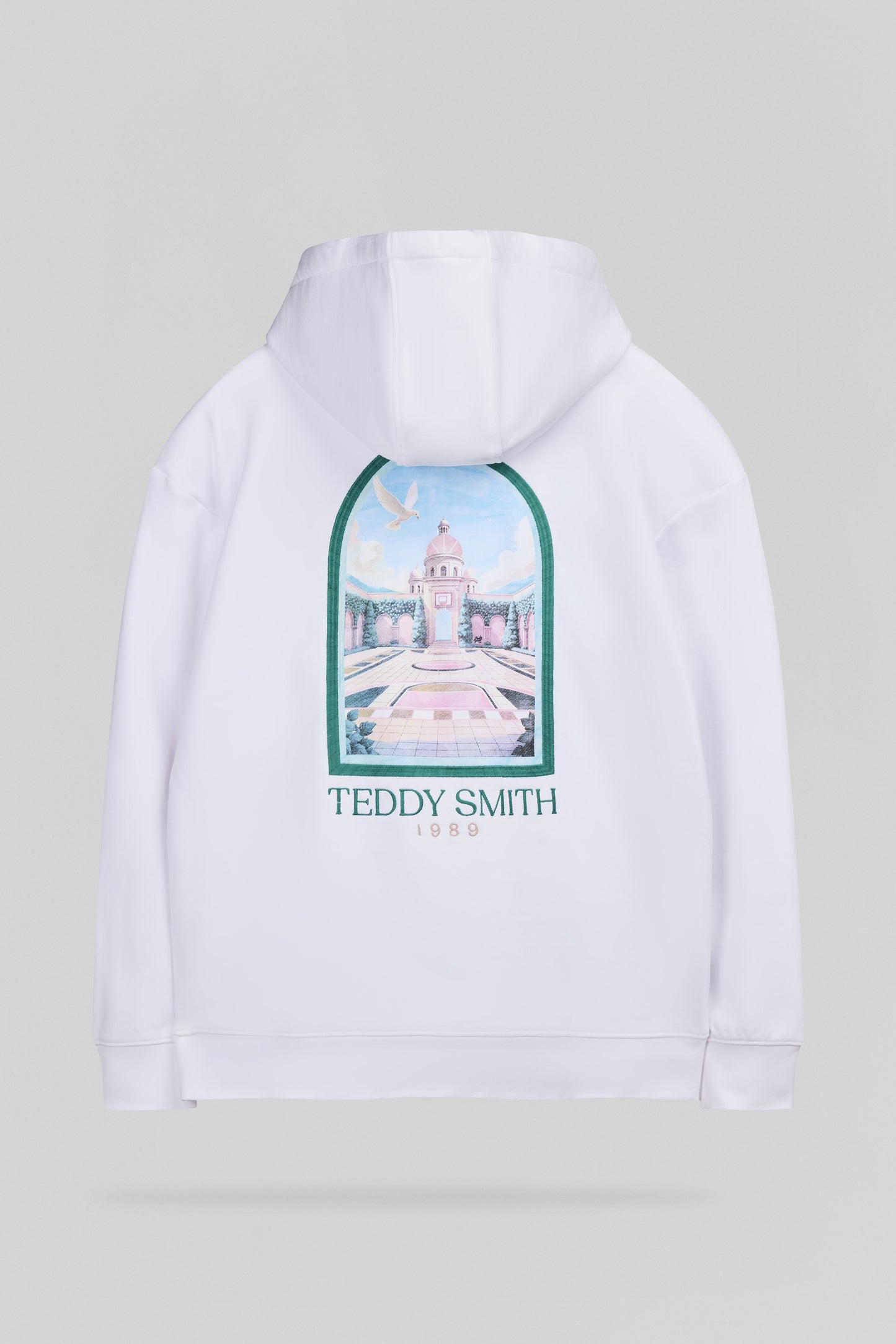 Sweat à capuche S-ANDREW HOODY BLANC
