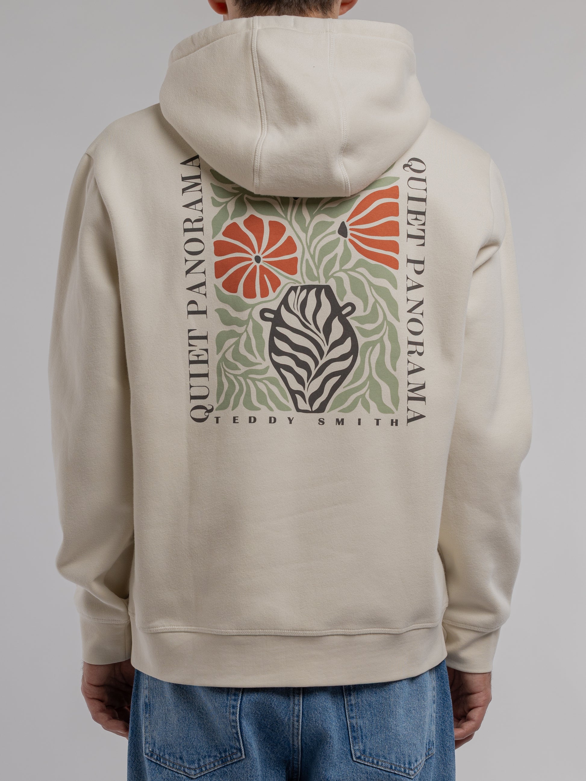 Sweat S-PANORAMA HOOD CREAM - Teddy Smith