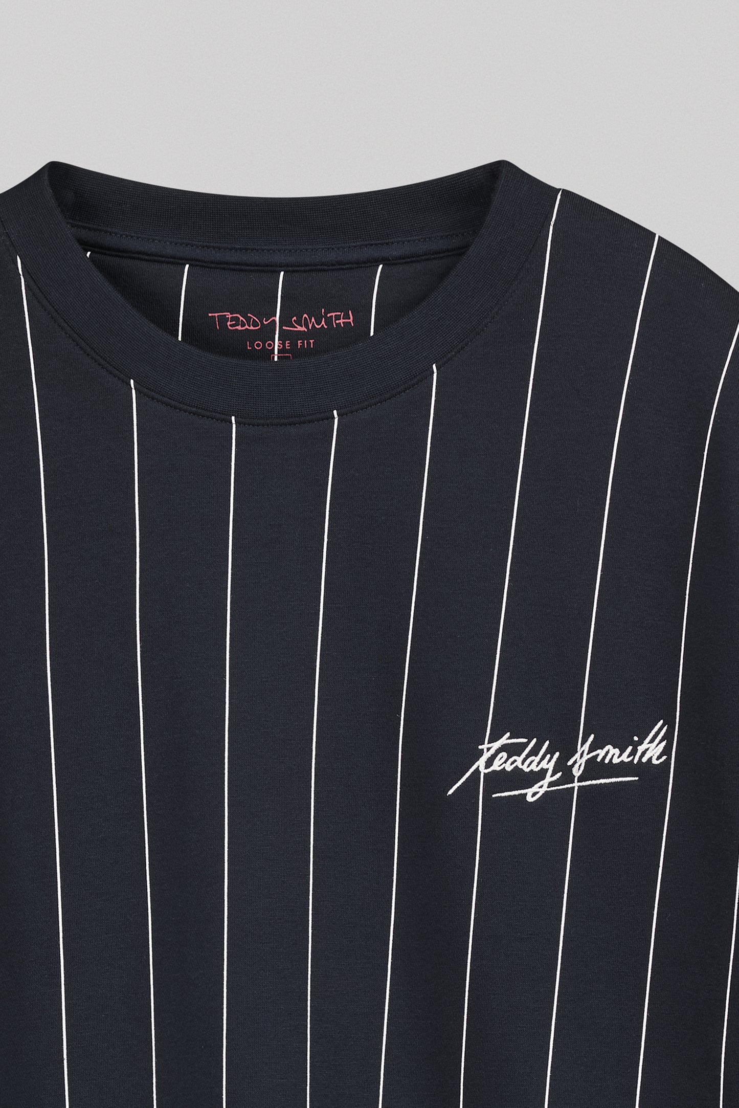 Sweat large à rayures mi-saison S-APRIL RC DARK NAVY