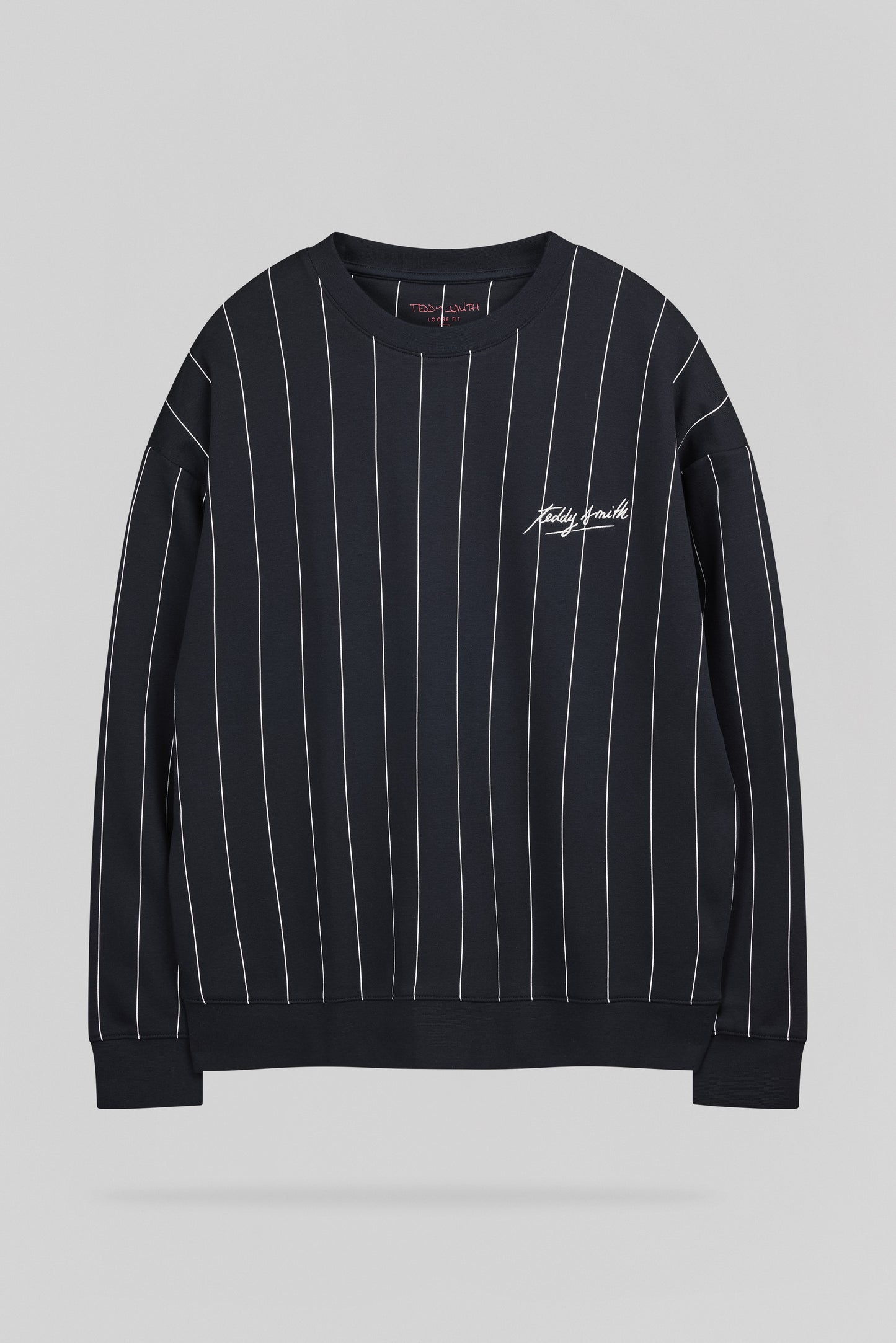 Sweat large à rayures mi-saison S-APRIL RC DARK NAVY