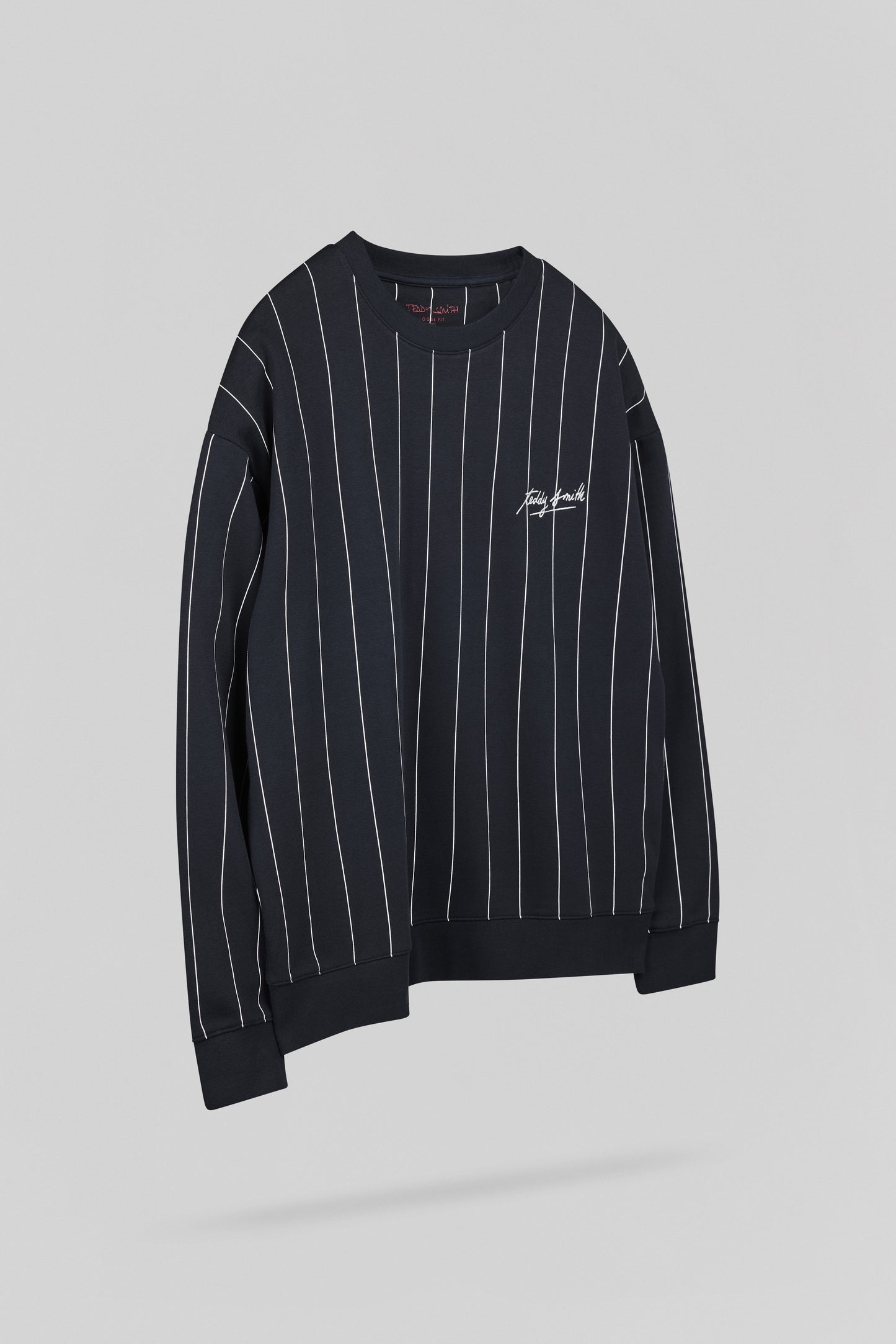 Sweat large à rayures mi-saison S-APRIL RC DARK NAVY