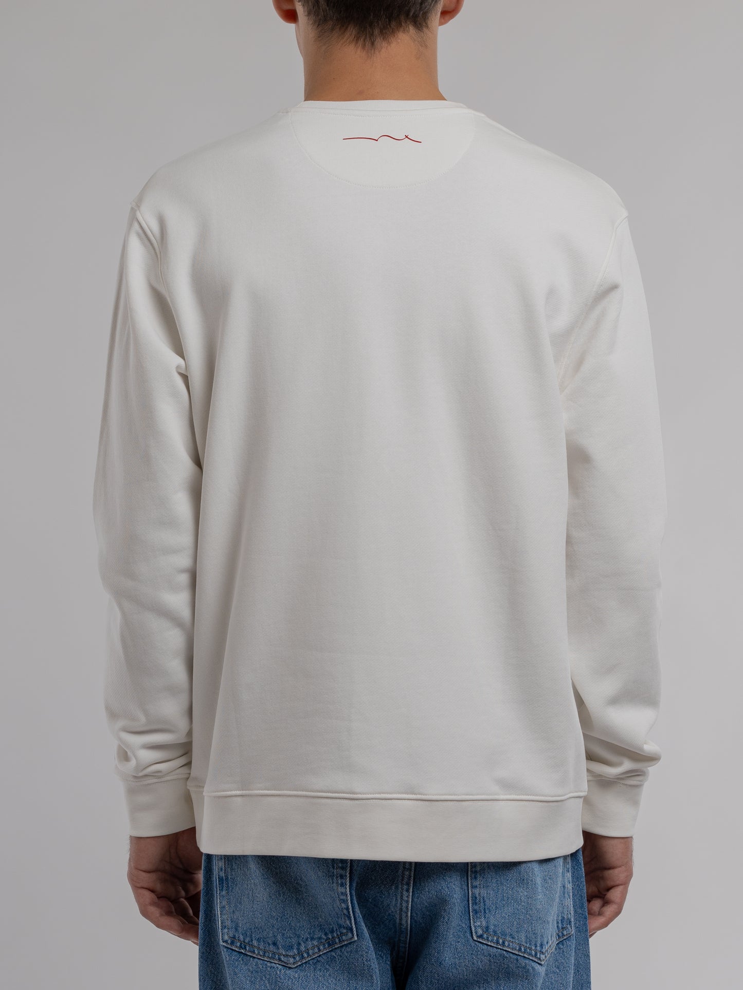 Sweat S-DYLAN RC MIDDLE WHITE - Teddy Smith