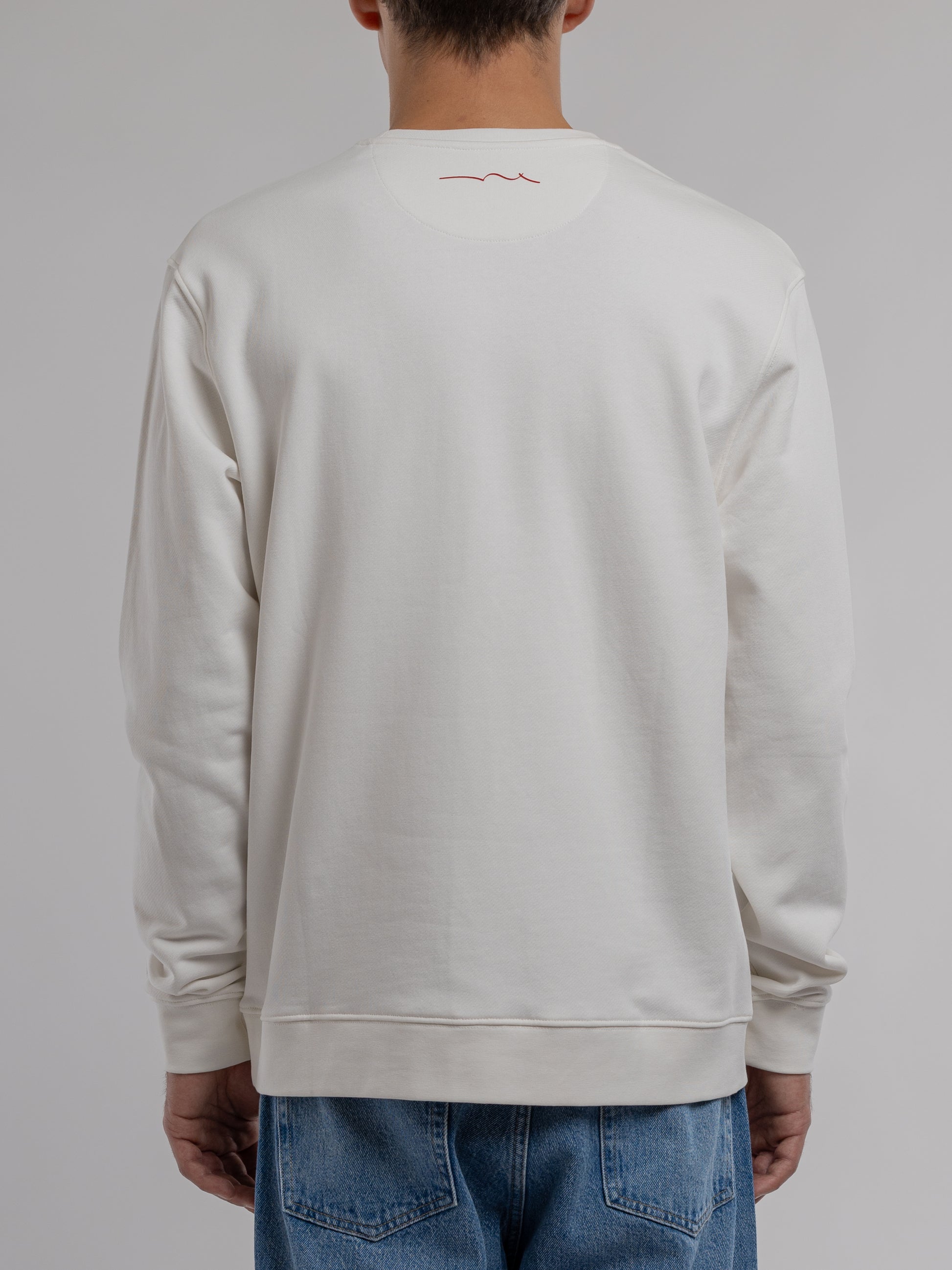 Sweat S-DYLAN RC MIDDLE WHITE - Teddy Smith