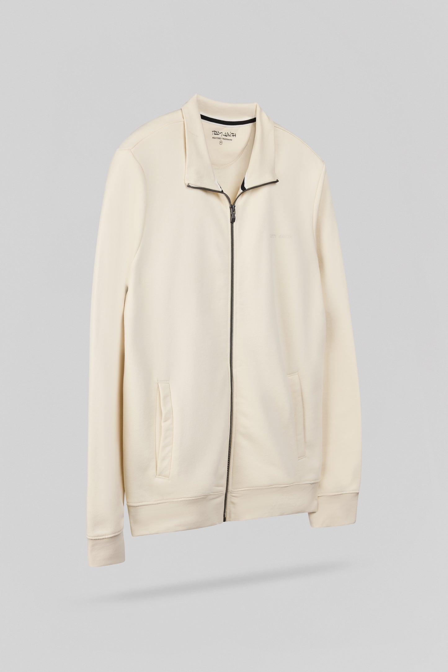 Gilet sweat zippé col montant G-NARKUS ZIP NATUREL - Teddy Smith