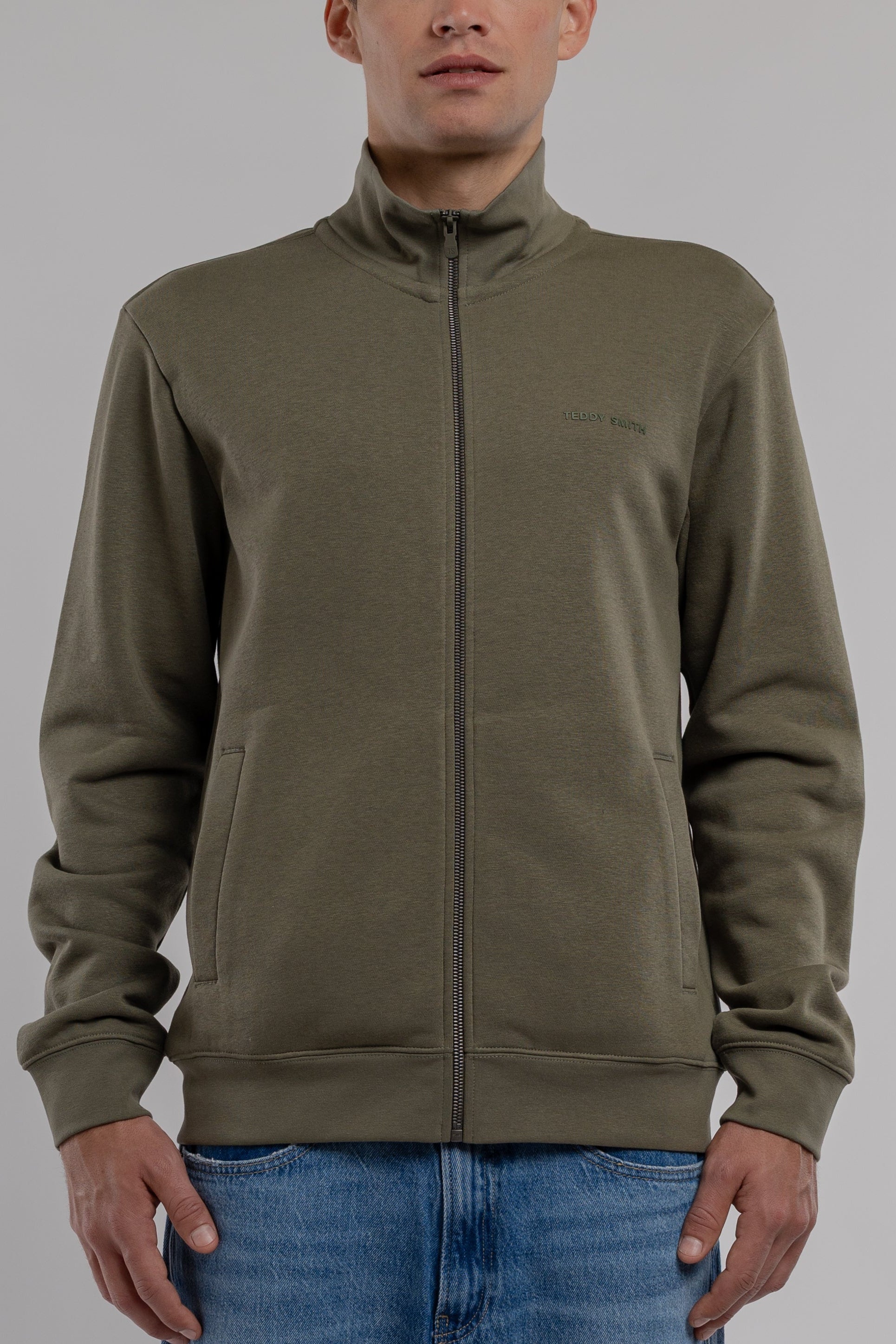 Gilet G-NARKUS ZIP DUSTY KAKI - Teddy Smith