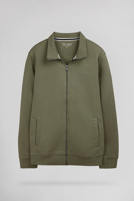 Achat Gilet sweat zippé G-NARKUS ZIP DUSTY KAKI