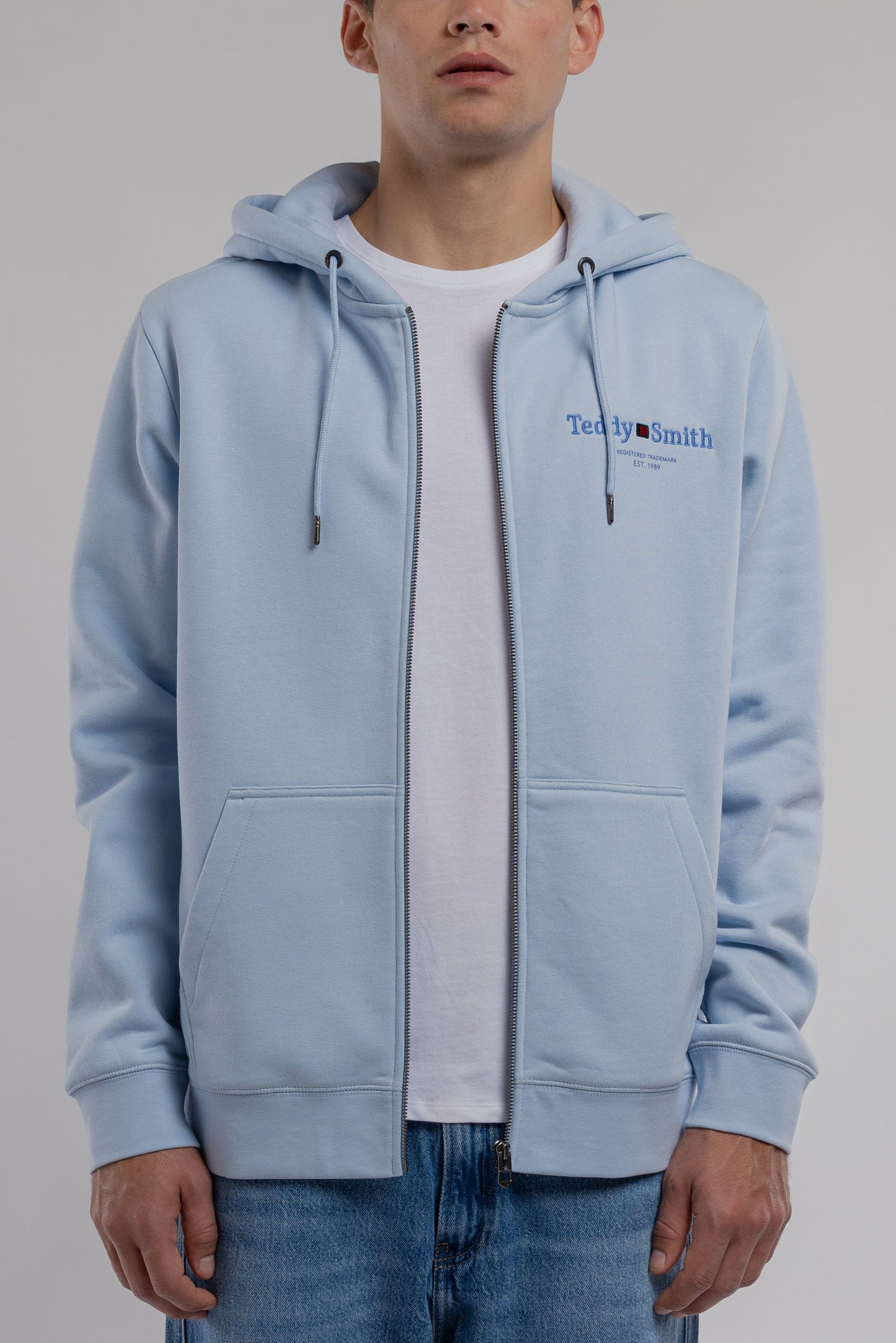 Gilet GICLASS JIM HZ PASTEL BLUE - Teddy Smith