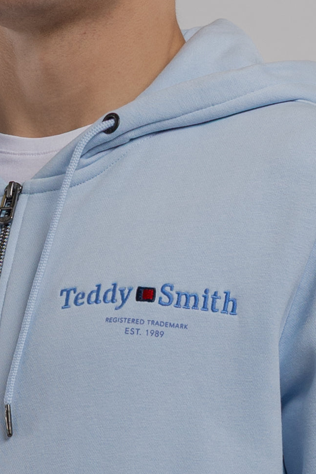 Gilet GICLASS JIM HZ PASTEL BLUE - Teddy Smith