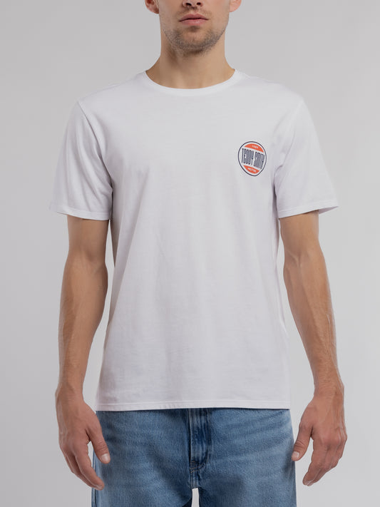 Achat T-shirt T-CARS MC BLANC - Teddy Smith