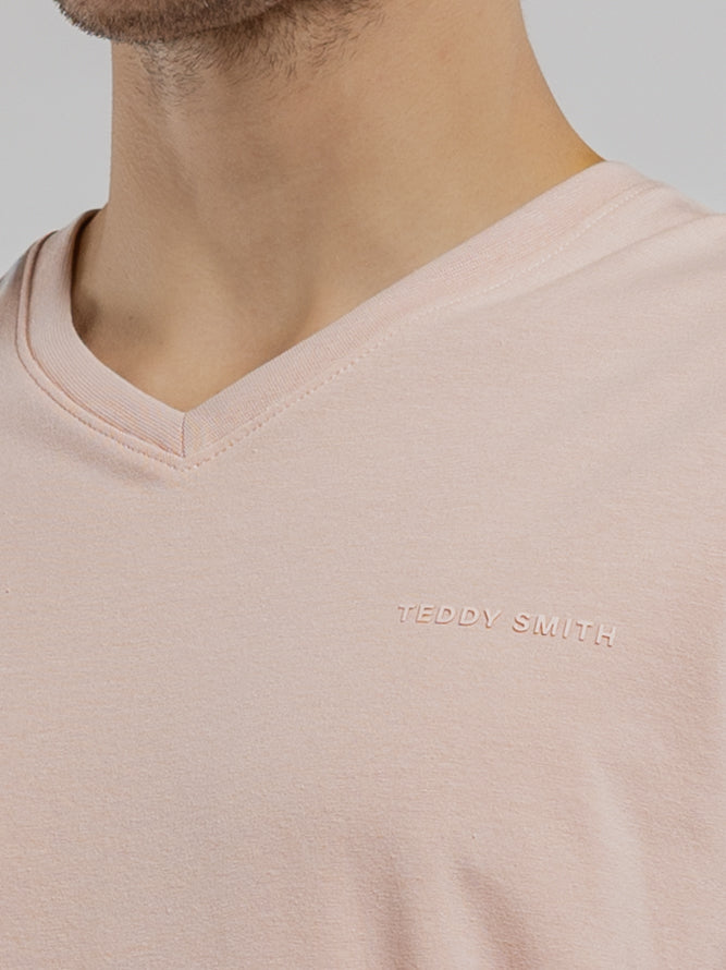 T-shirt TAWAX 2 MC ROSE PASTEL - Teddy Smith