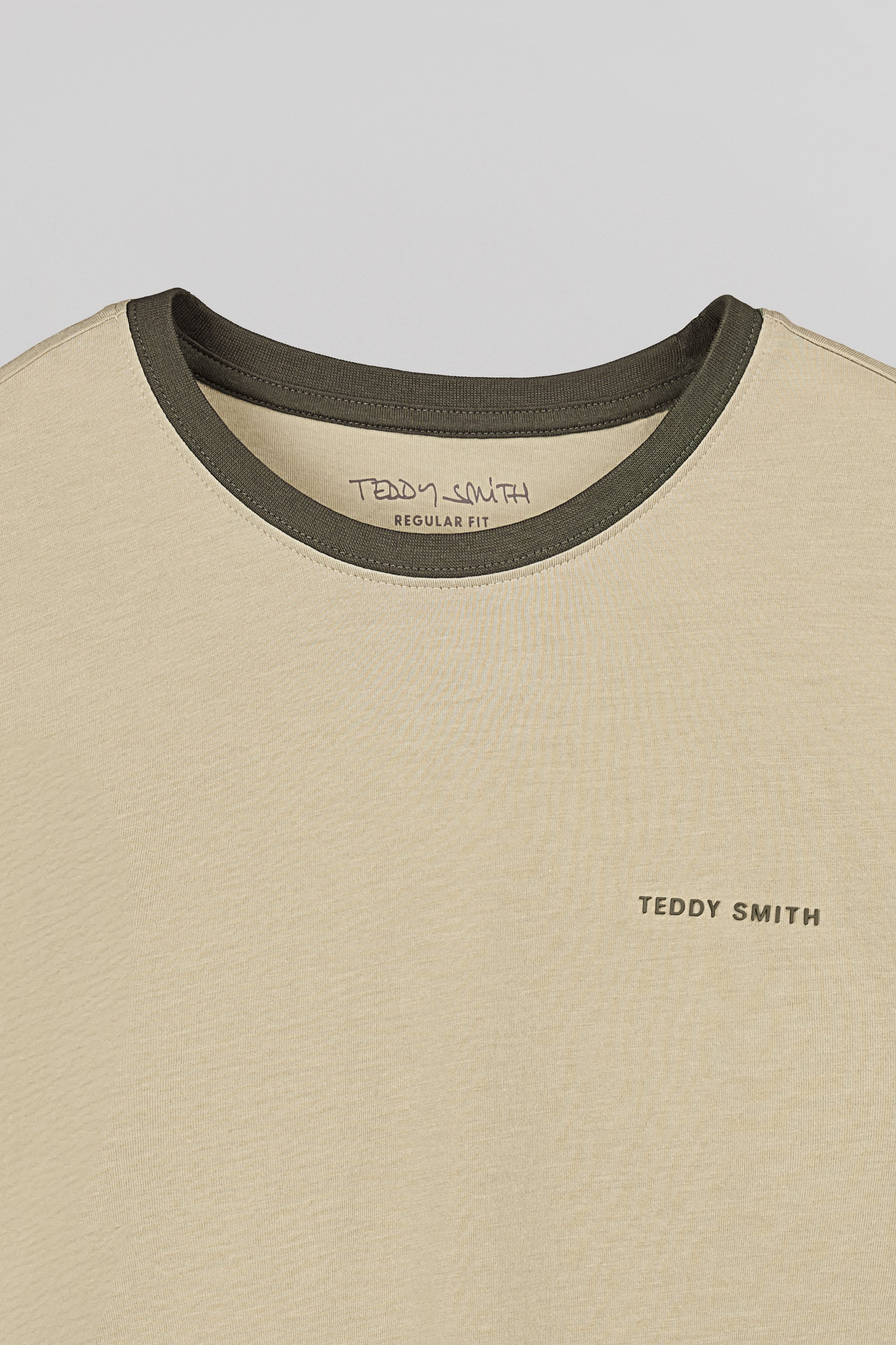 T-shirt col rond THE-TEE 2 R MC BEIGE - Teddy Smith