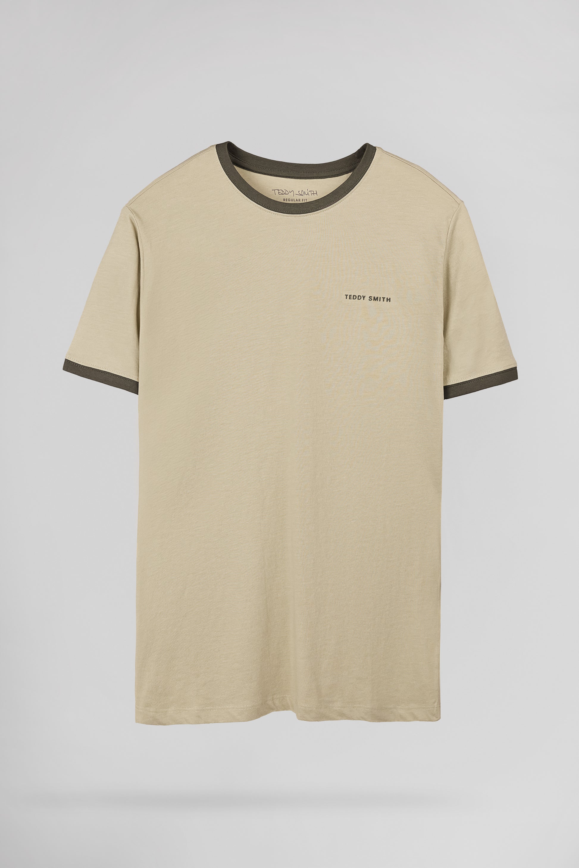 T-shirt col rond THE-TEE 2 R MC BEIGE - Teddy Smith