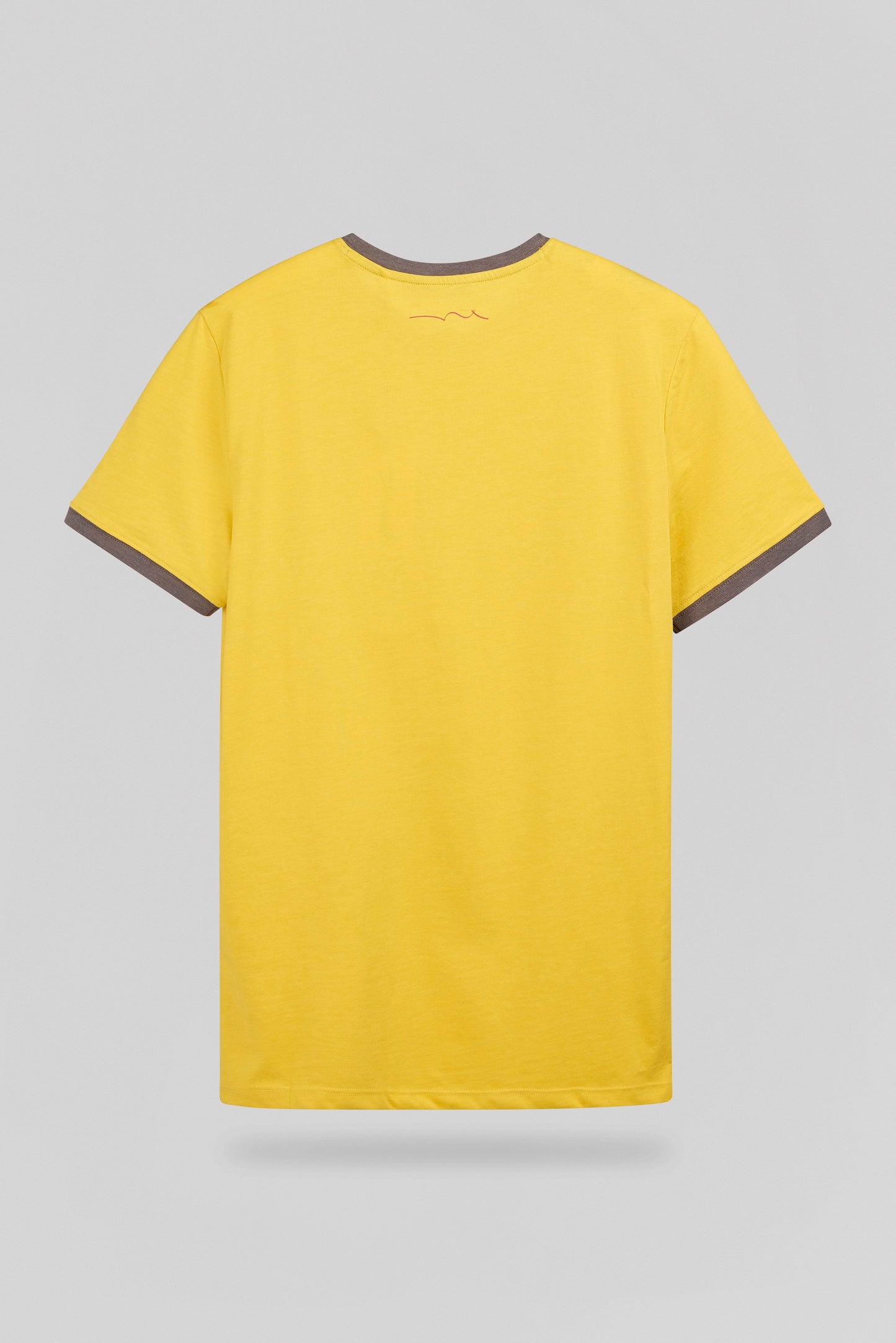 T-shirt col rond THE TEE 2 R MC JAUNE OCRE CHINE - Teddy Smith
